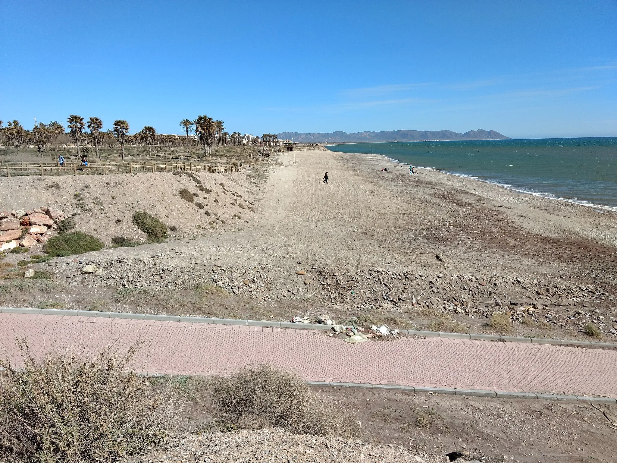 Photo showing: Playa de Retamar-el Toyo (Almería)