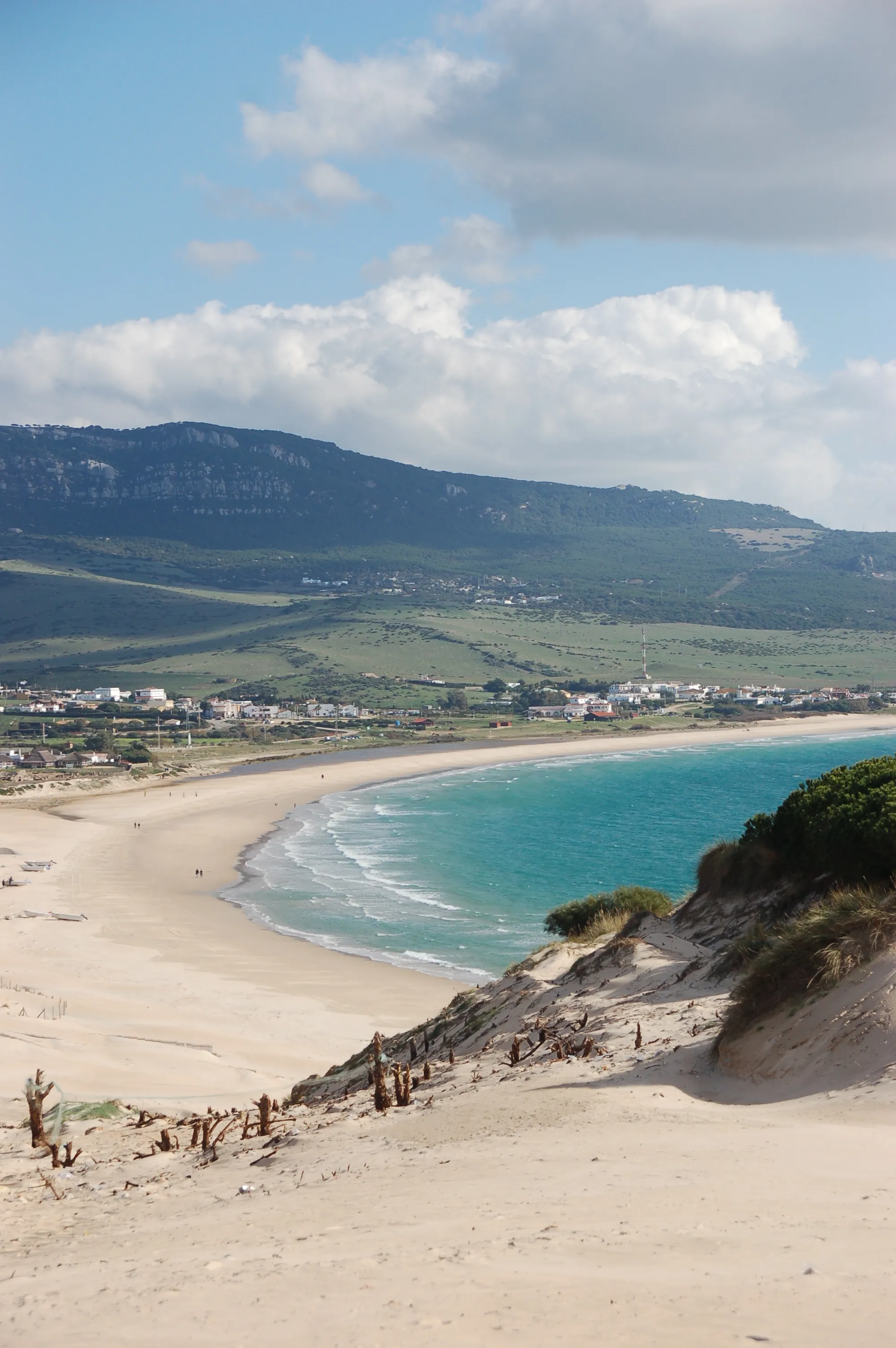 Photo showing: View from the top of the dune of Bolonia, Cádiz, Spain