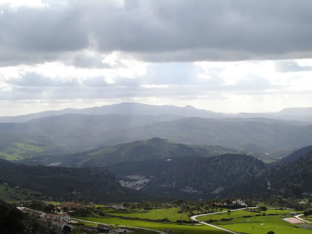 Photo showing: Ubrique, Grazalema Natural Park (Andalusia, Spain) from Benaocaz