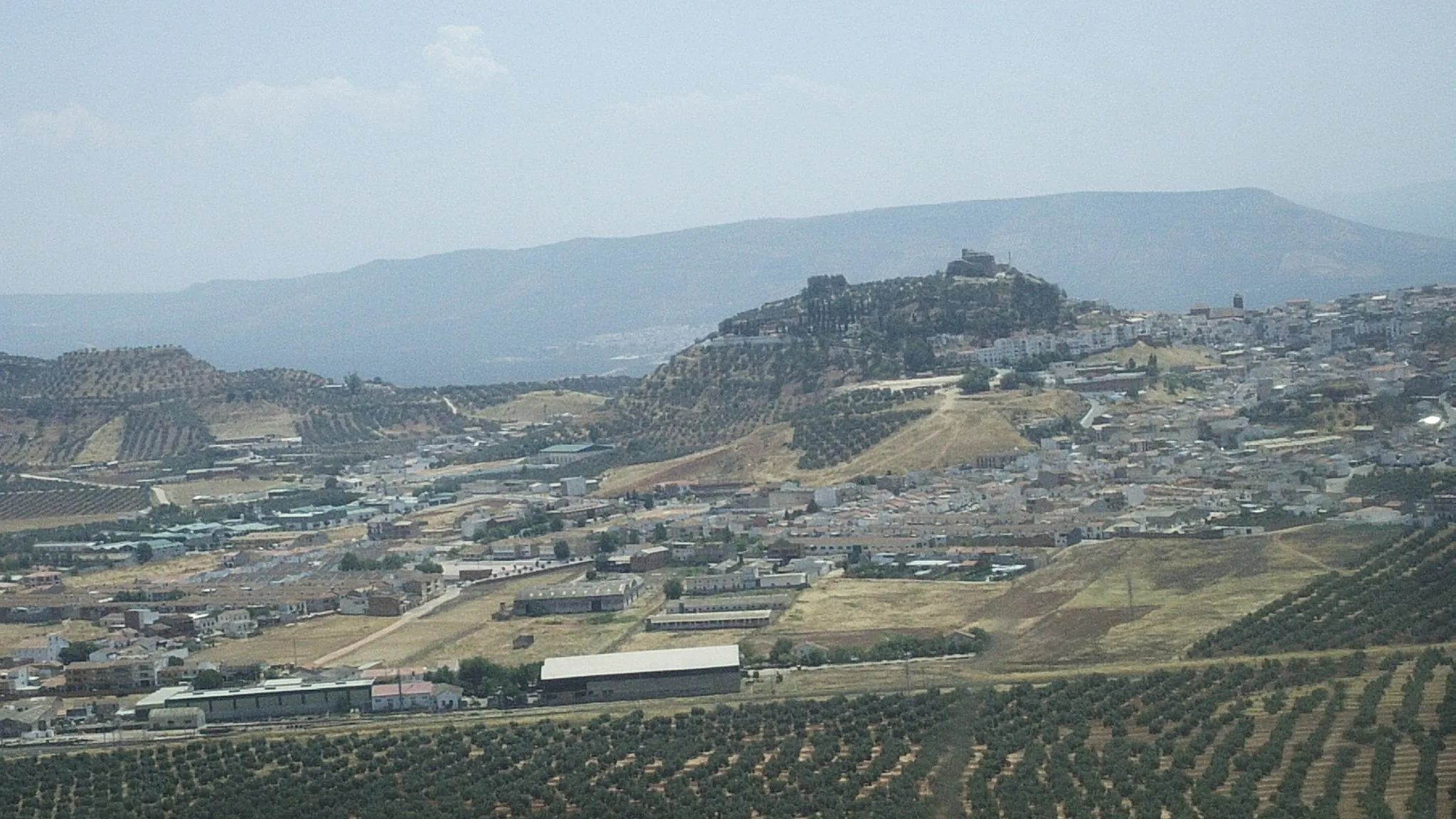 Photo showing: Vista de la localidad de Vilches, en la provincia de Jaén (España)