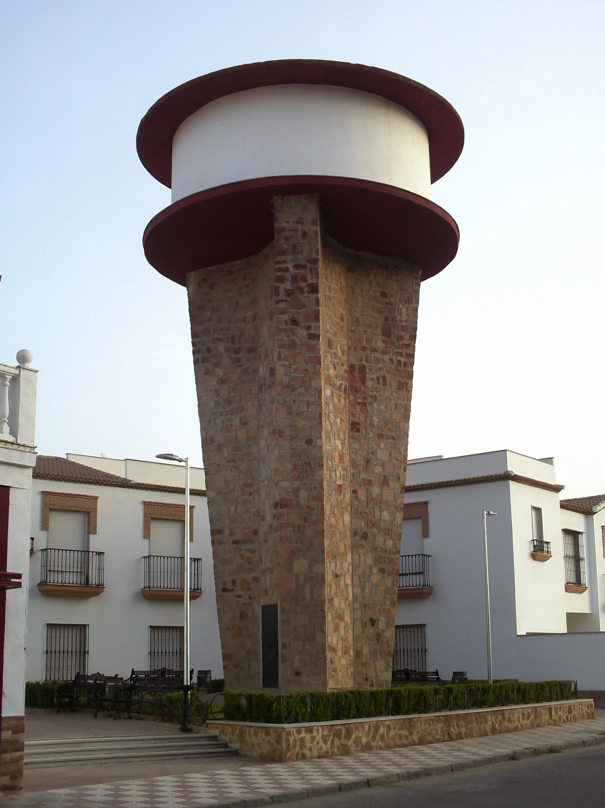 Photo showing: Torre-depósito de agua en Villanueva de la Reina.