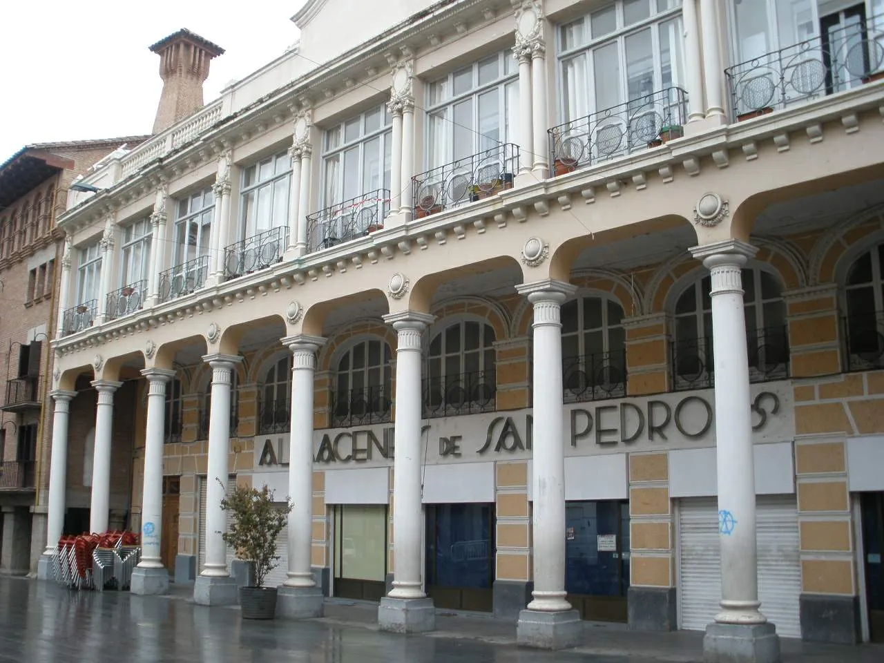 Photo showing: Barbastro - Plaza del Mercado