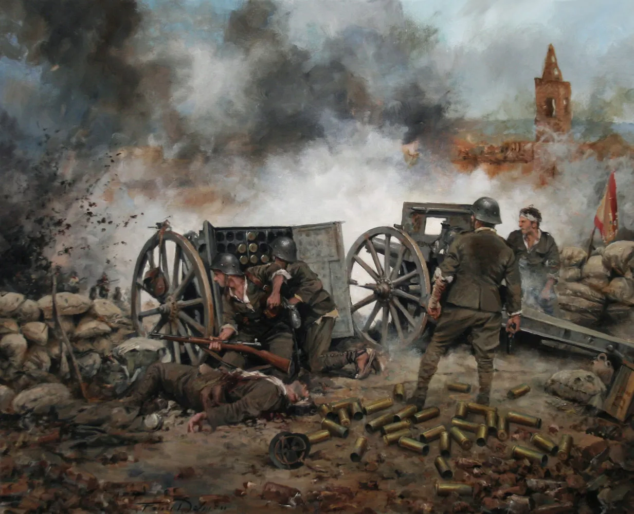 Photo showing: sobre la batalla de Belchite, (Guerra Civil Española 1936-39)