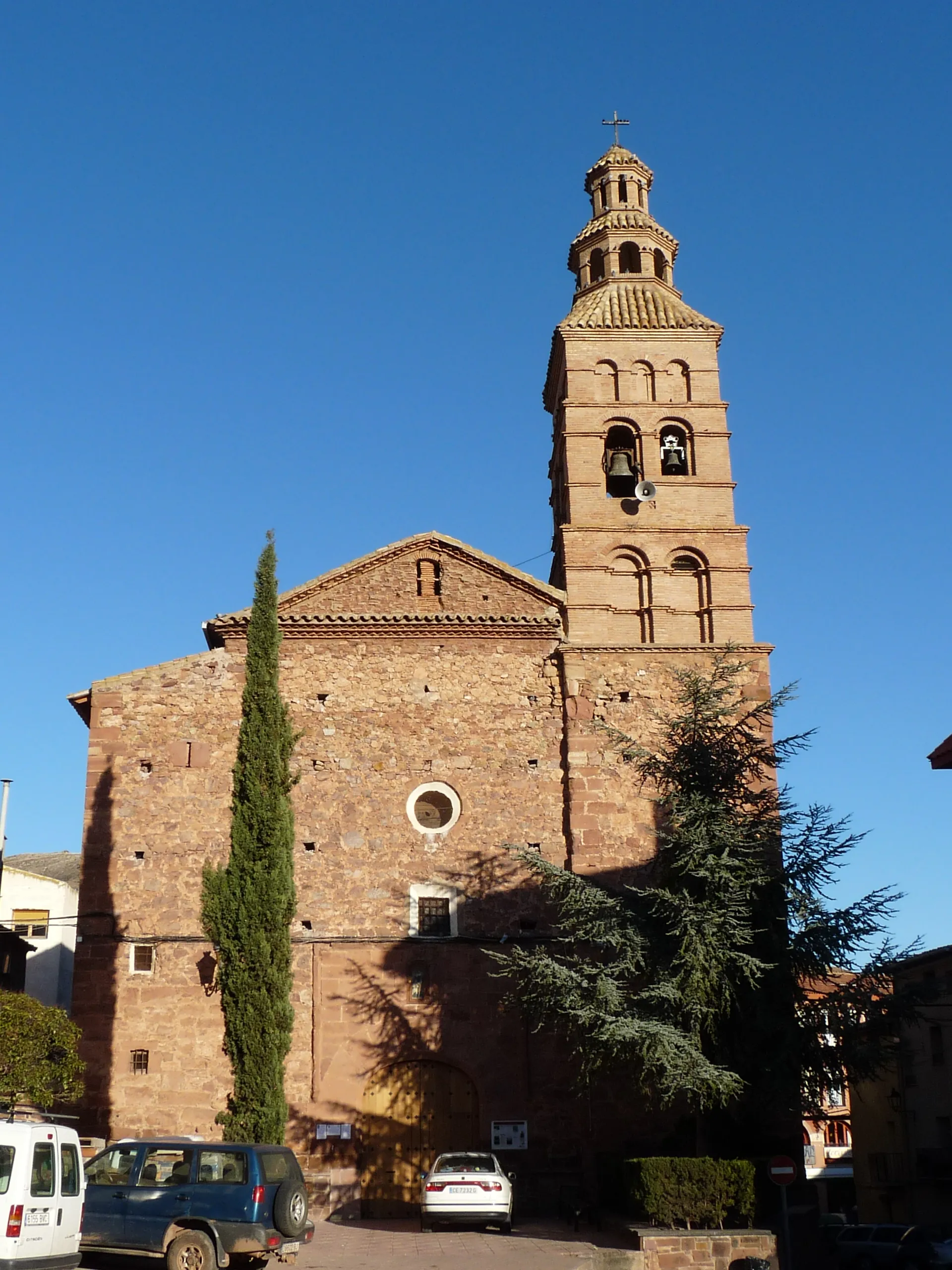 Photo showing: Brea de Aragón - Iglesia de Santa Ana s.XVI - Fachada