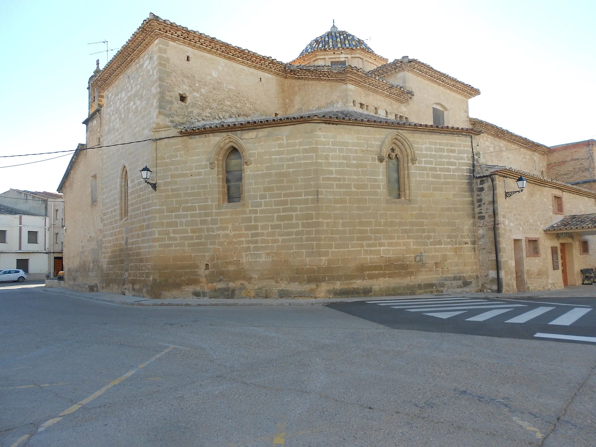 Photo showing: Iglesia de Santa María (Maella, Aragón)