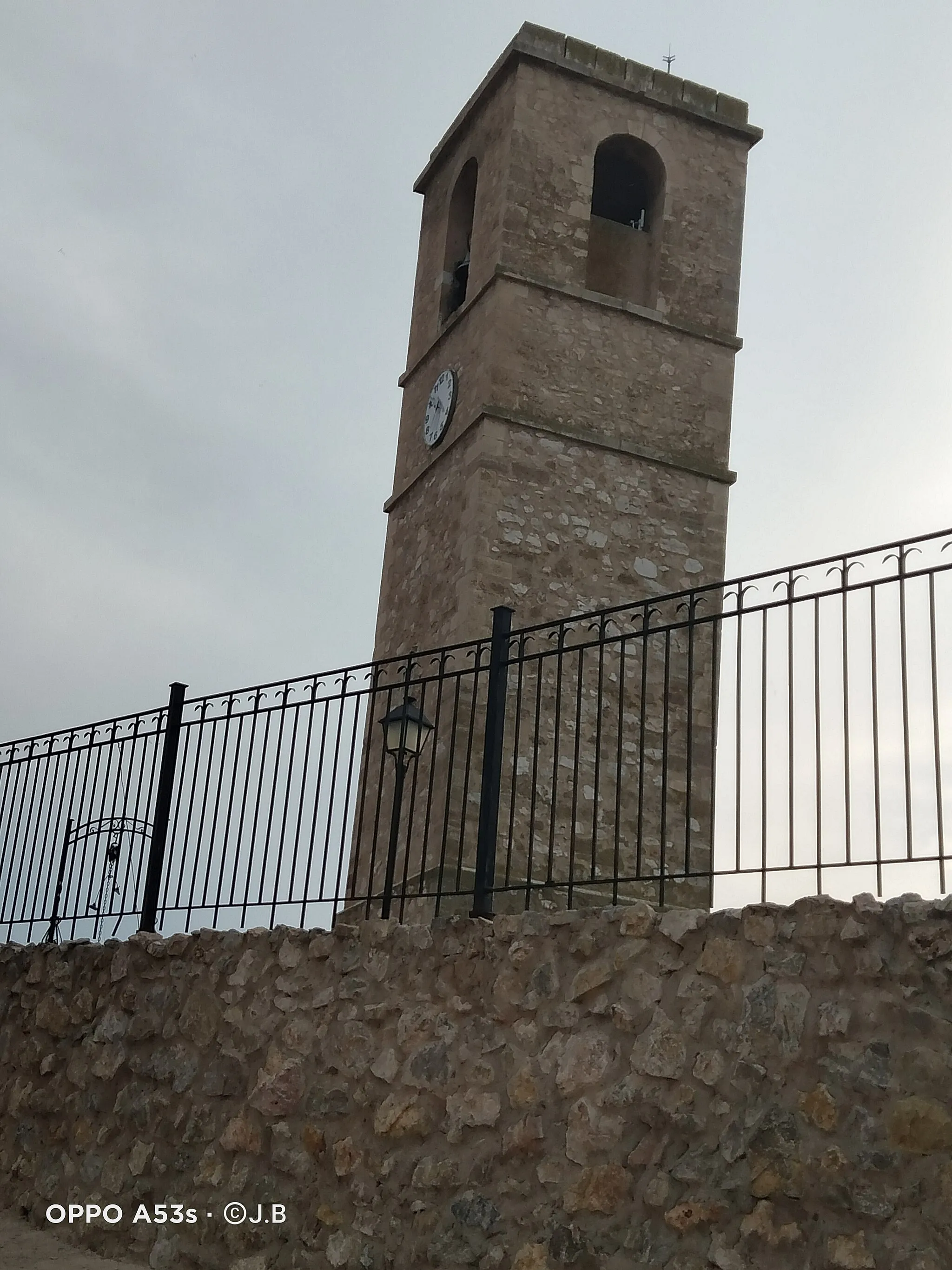 Photo showing: Castillo de Monreal del Campo Torre Campanario de Monreal del Campo, construida sobre los restos del antiguo castillo.