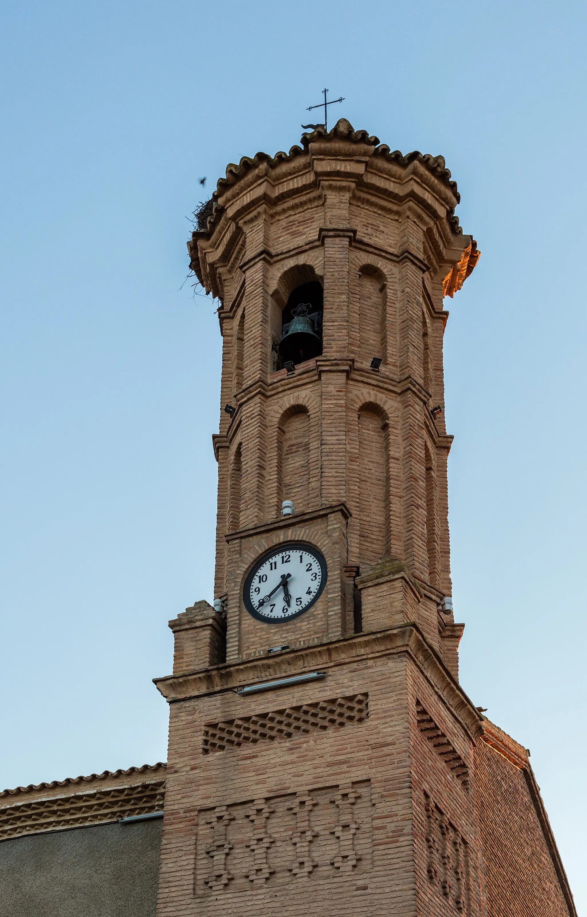 Photo showing: Church of de St Peter Martyr of Verona, Pinseque, Saragossa, Spain