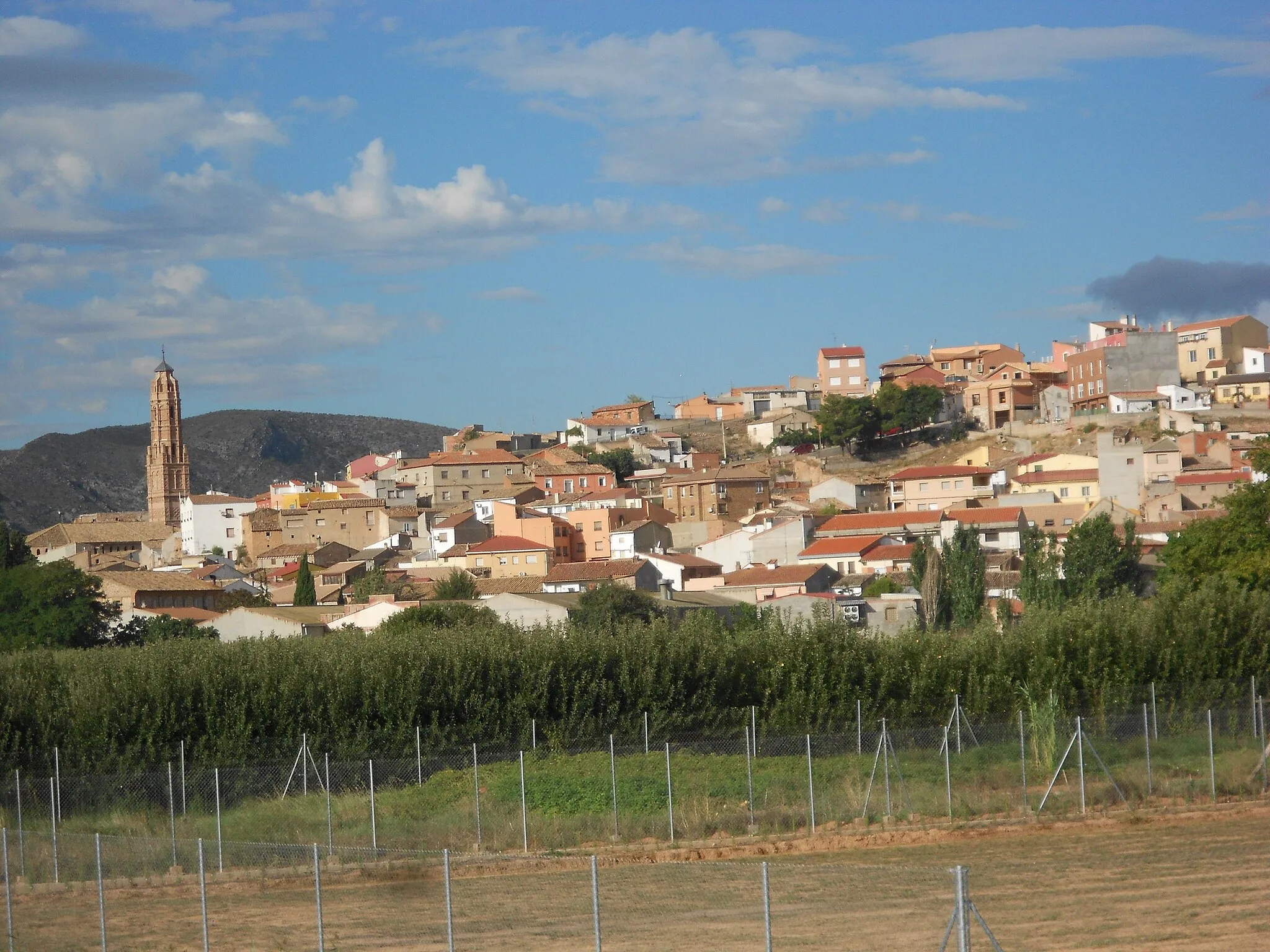 Photo showing: Panaromic view of Ricla (Aragón, Spain)