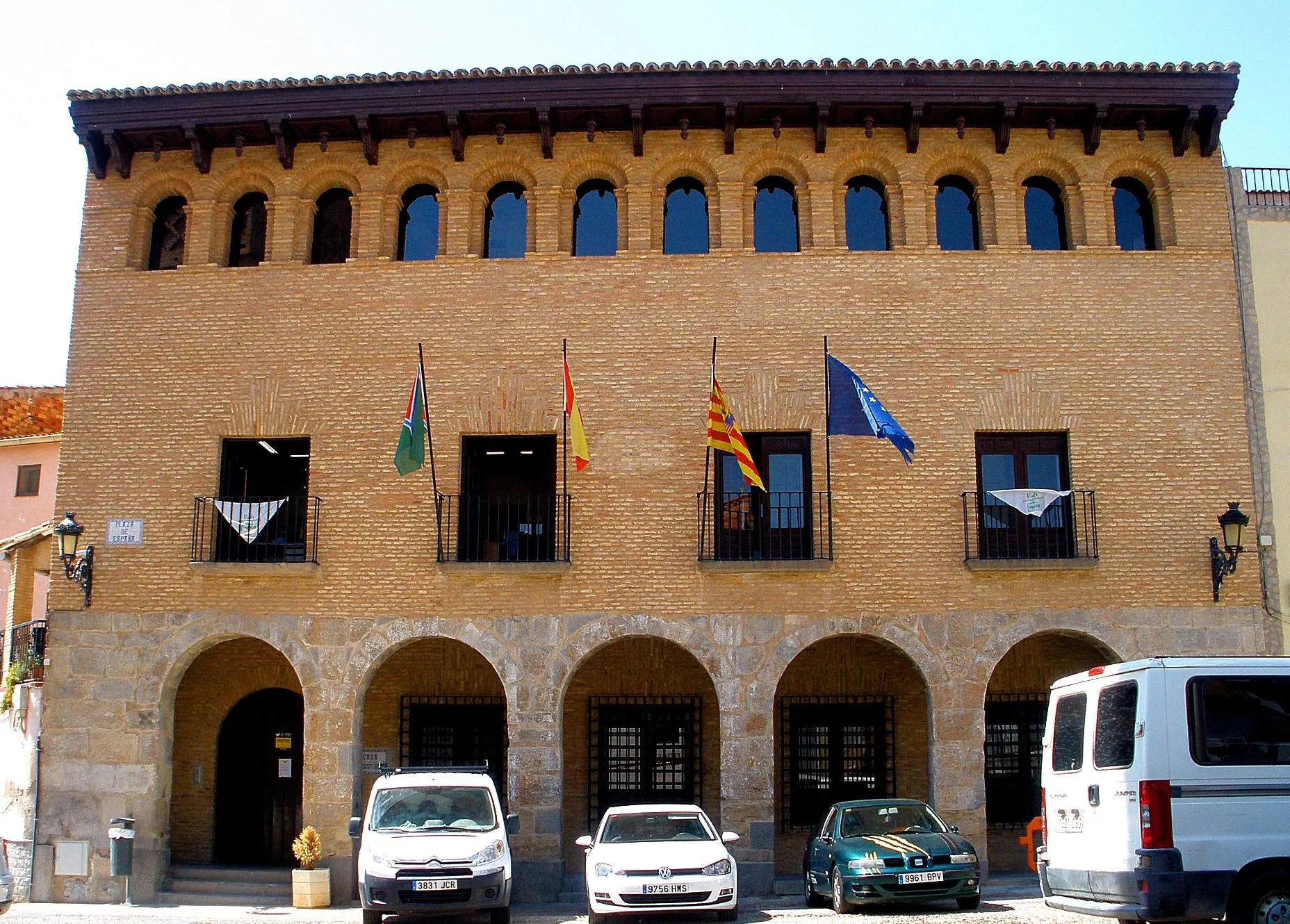 Photo showing: Ayuntamiento de Ricla (Zaragoza)