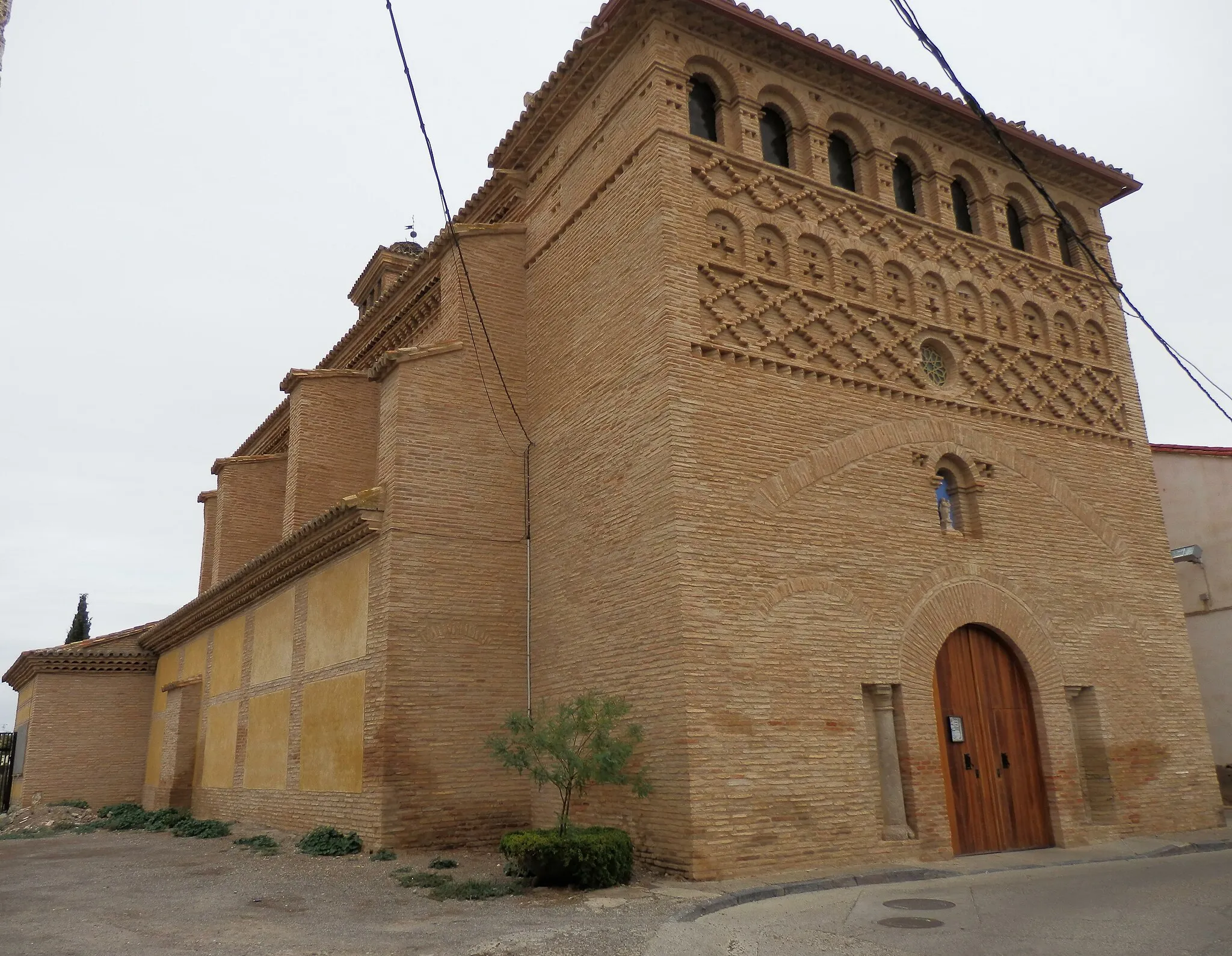 Photo showing: Church in San Mateo de Gállego, Zaragoza, Spain.
