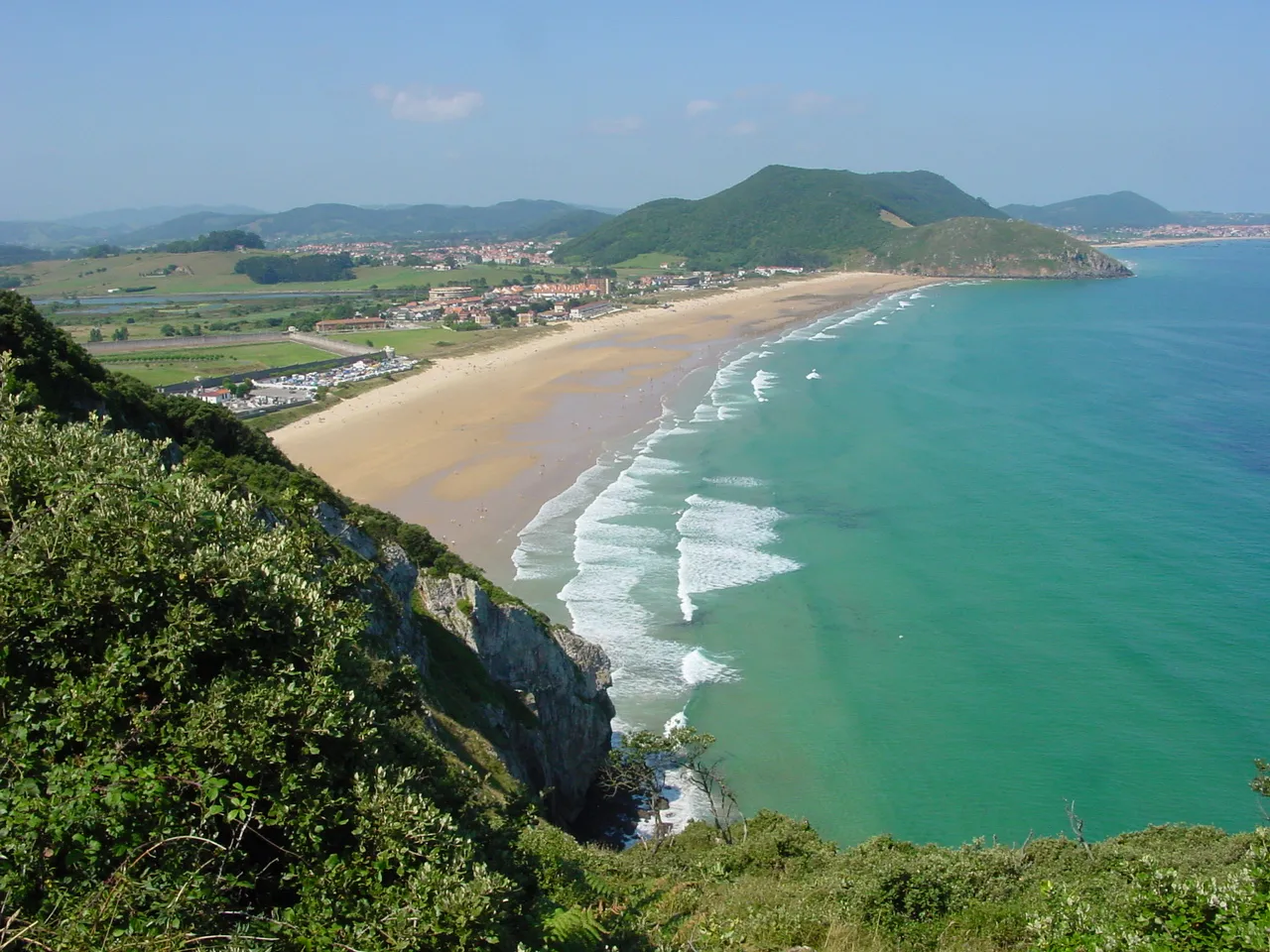 Photo showing: Berria beach, Santoña (Cantabria)