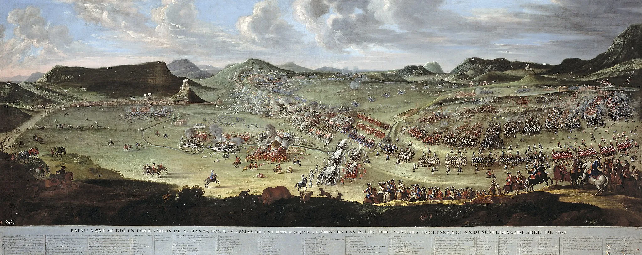 Photo showing: La Batalla de Almansa, óleo sobre lienzo, 161 x 390 cm, Madrid, Museo del Prado