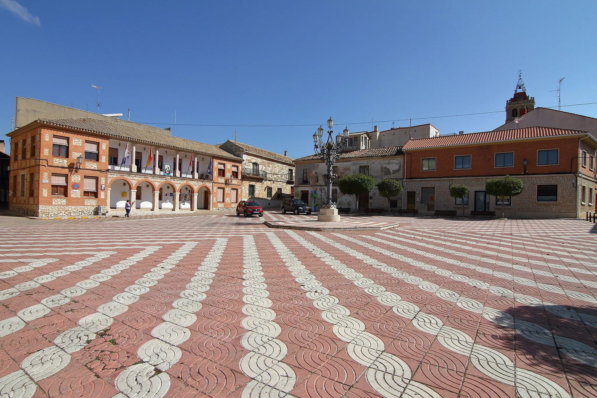 Photo showing: Horcajo de Santiago, Plaza de España