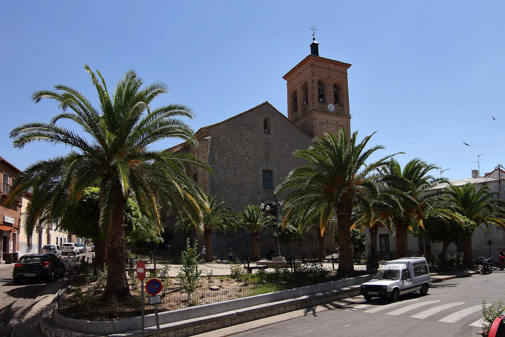Photo showing: La Torre de Esteban Hambrán, Iglesia de Santa María Magdalena, Plaza de la Constitución