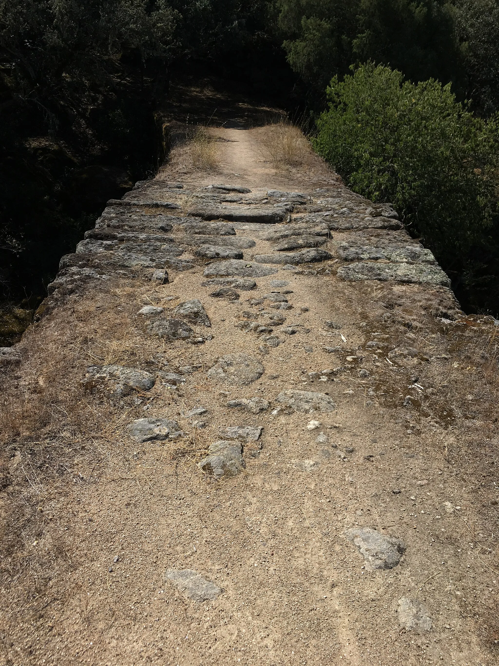 Photo showing: This is a photo of a monument indexed in the Spanish heritage register of Bienes de Interés Cultural under the reference Puente Romano Navalcan.