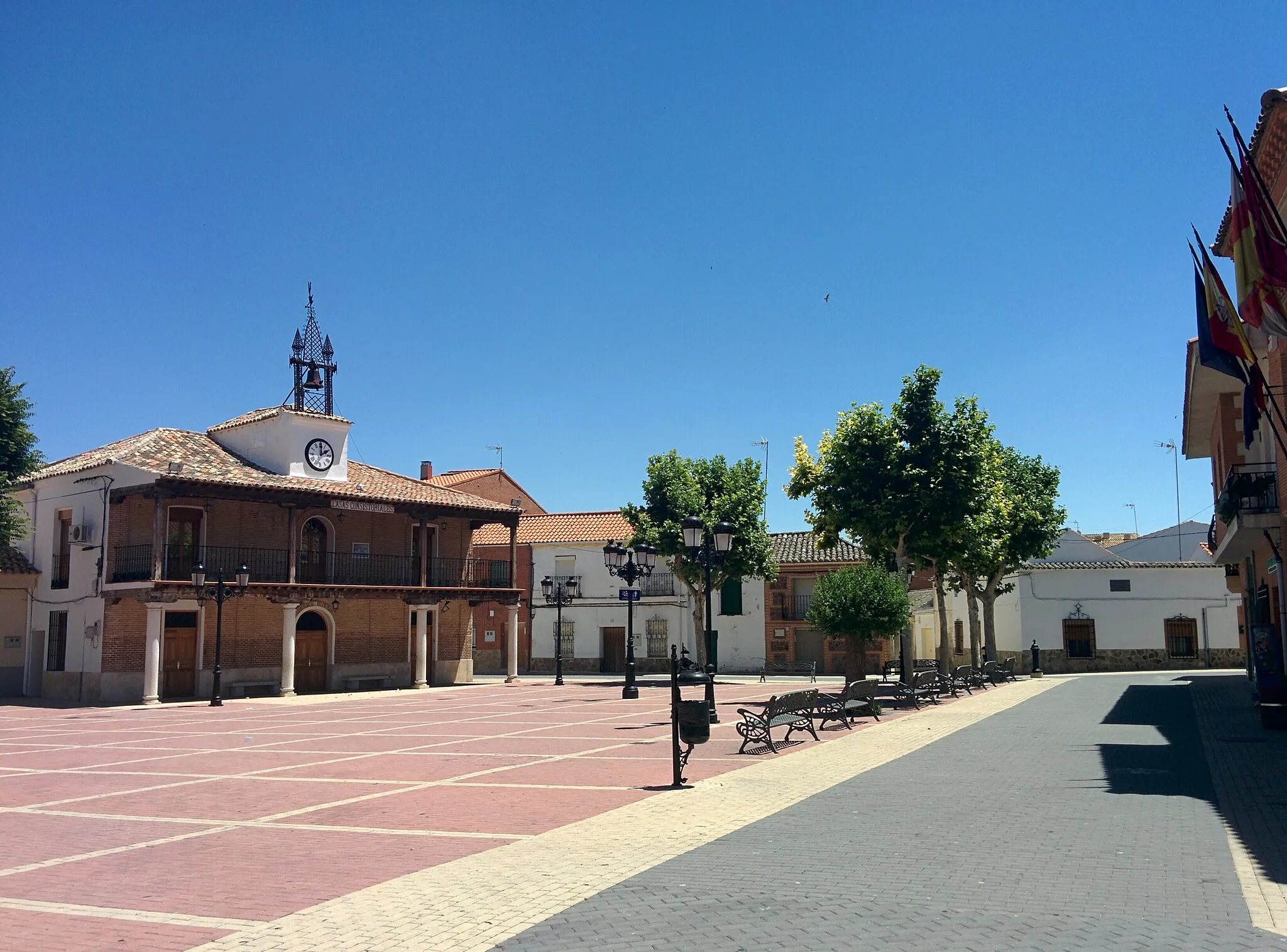 Photo showing: Casa consistorial de Numancia de la Sagra (Toledo, España).