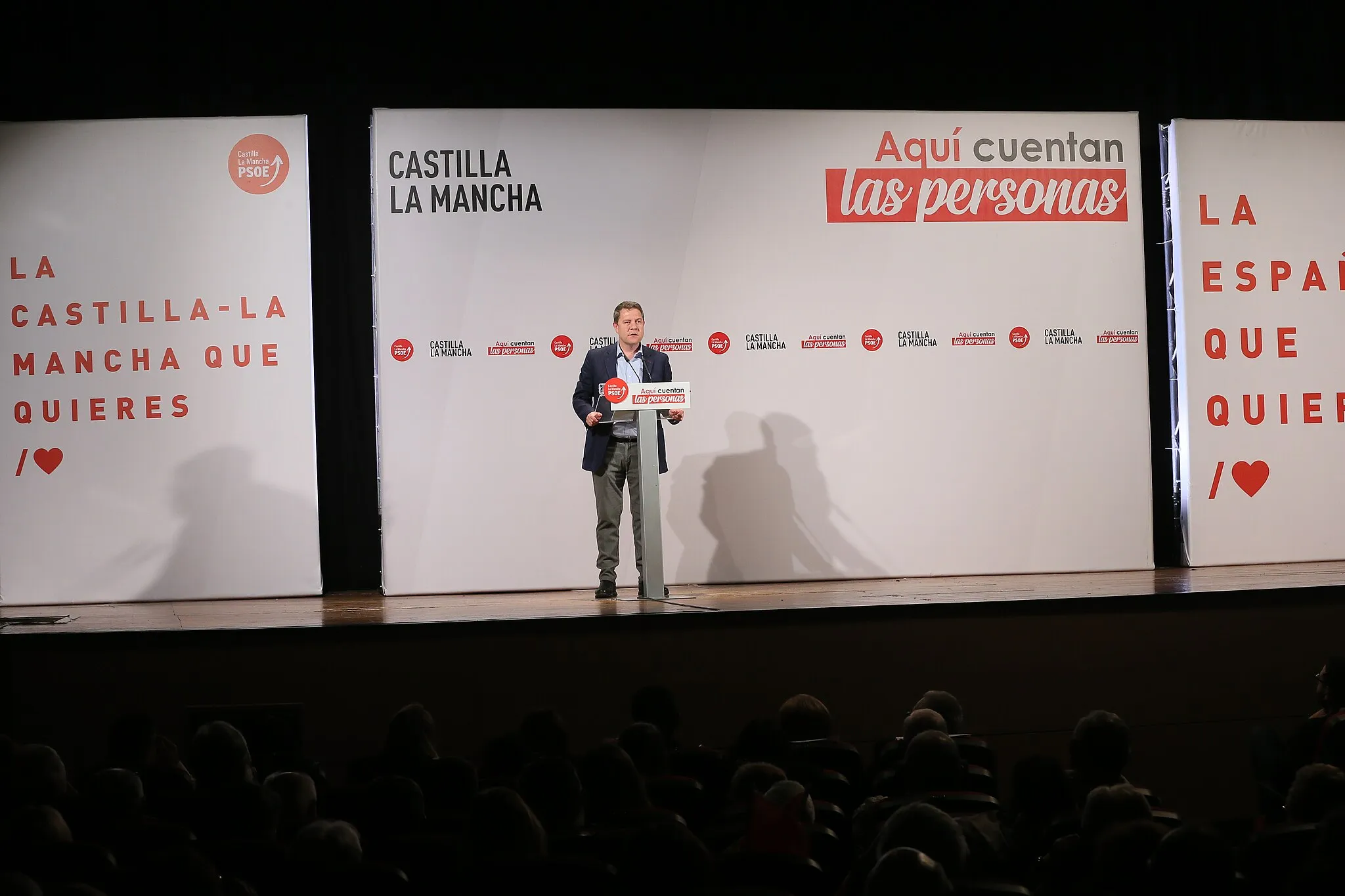 Photo showing: Quintanar de la Orden (Toledo), 22/04/2019. Acto del secretario general del PSOE de Castilla-La Mancha Emiliano García-Page. (Fotos: PSCM-PSOE)