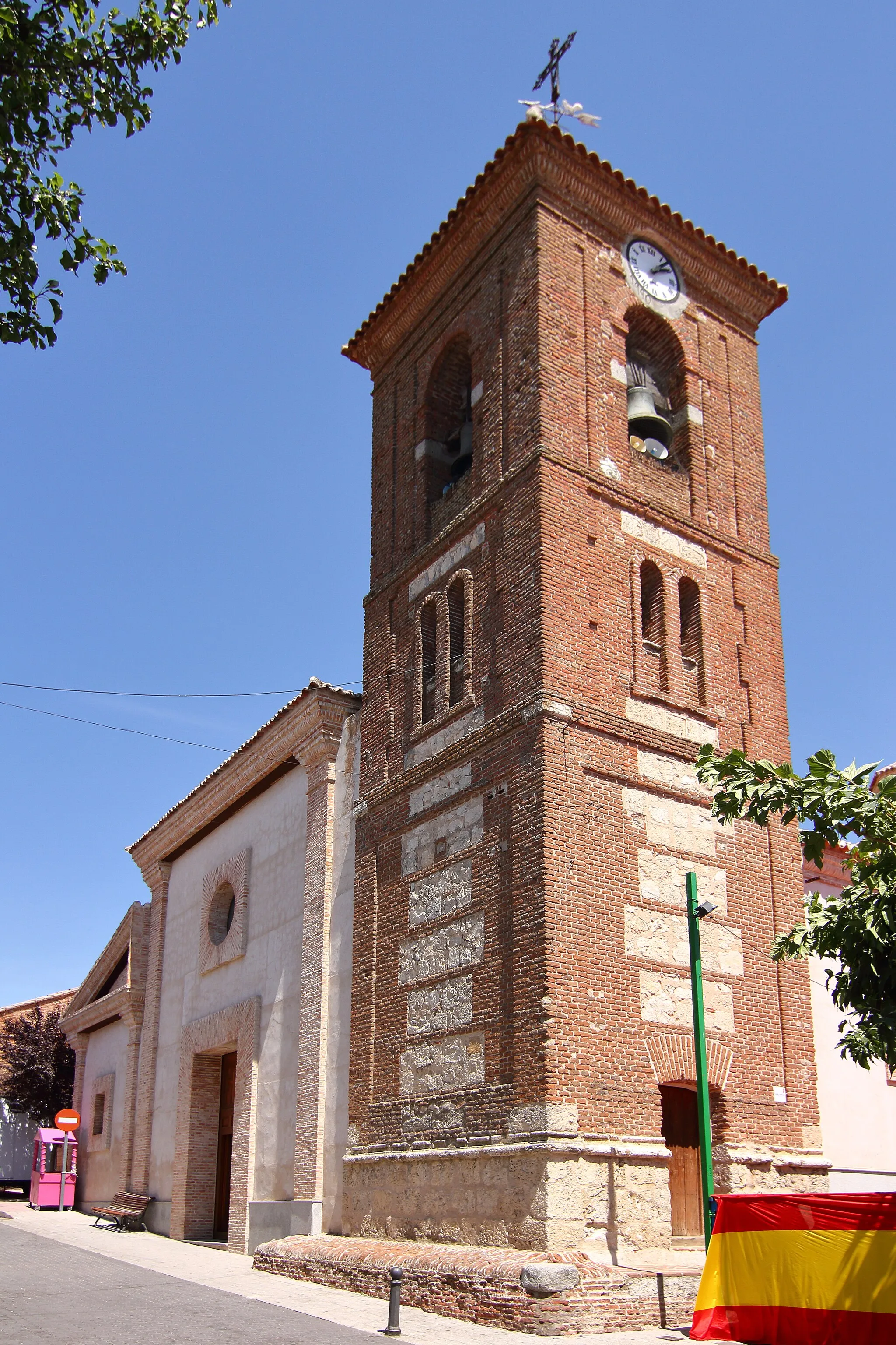 Photo showing: Quismondo, Iglesia parroquial, torre