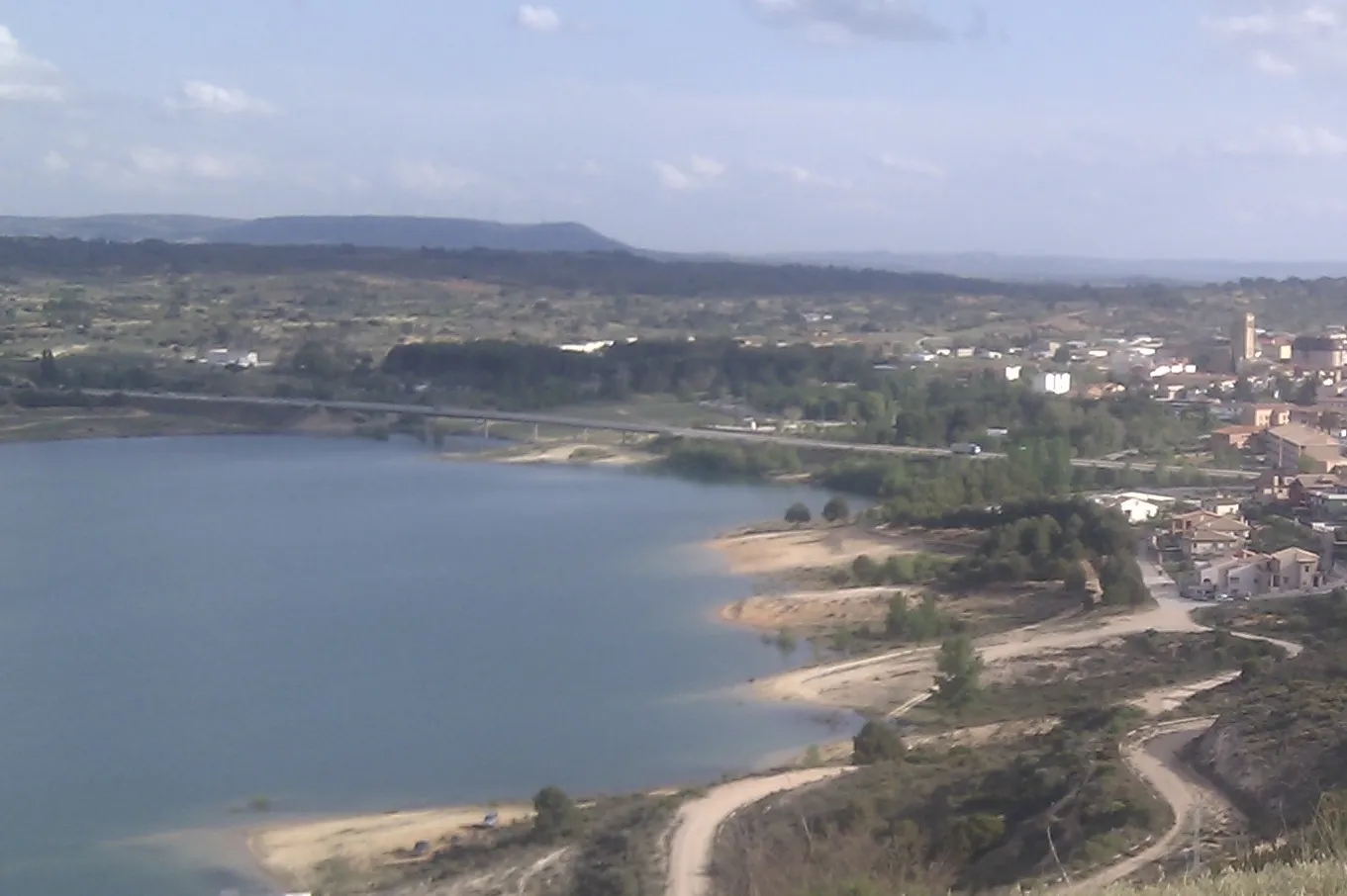 Photo showing: Vista parcial de Sacedón, Guadalajara.