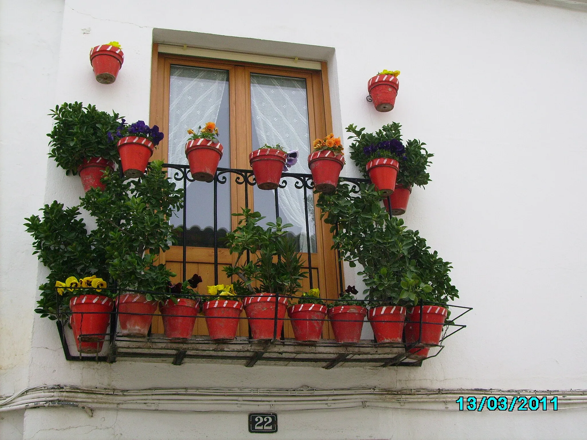Photo showing: Bonic balcó del poble de Tembleque