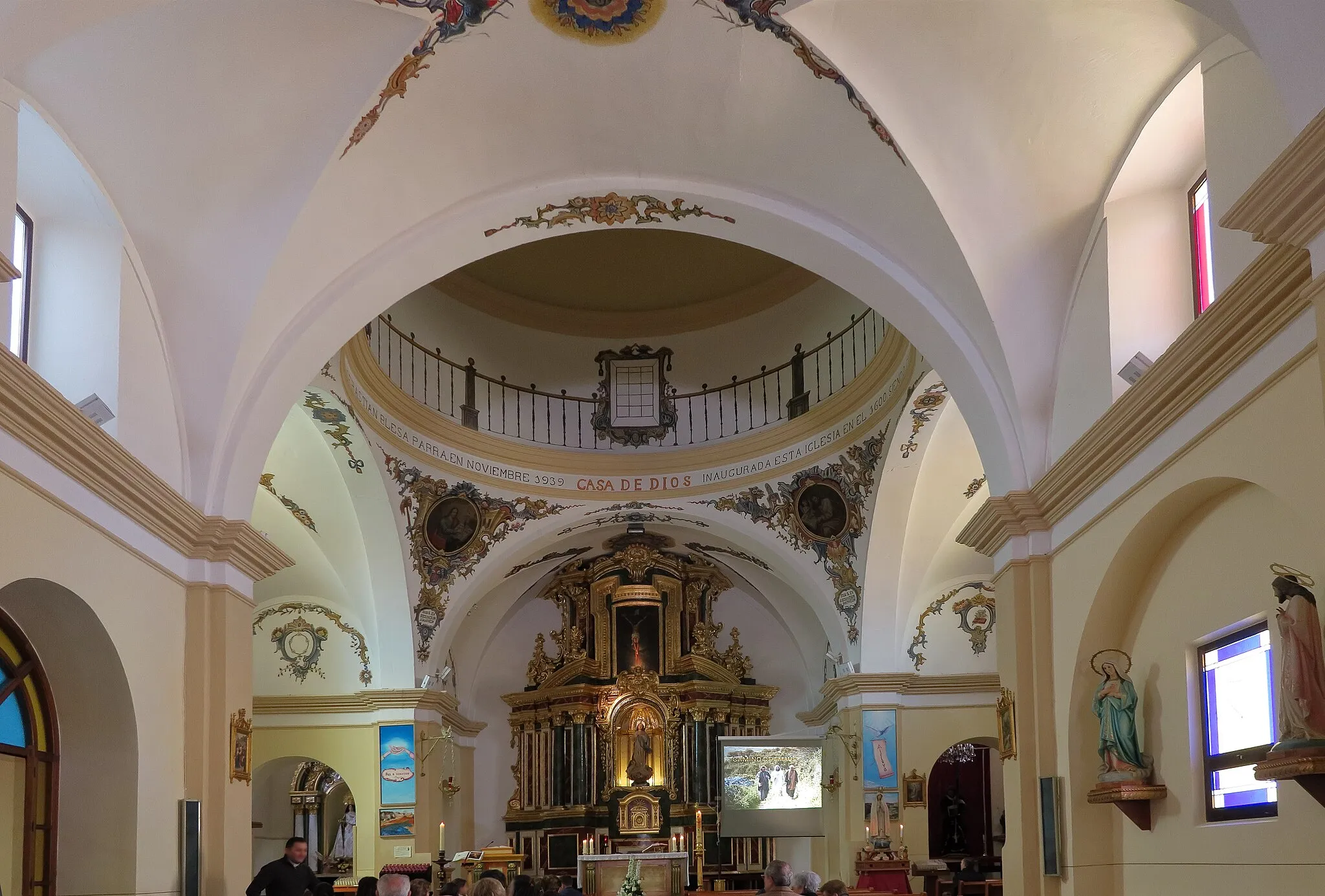 Photo showing: Valdeganga, Igleisa de La Purísima, interior, 01