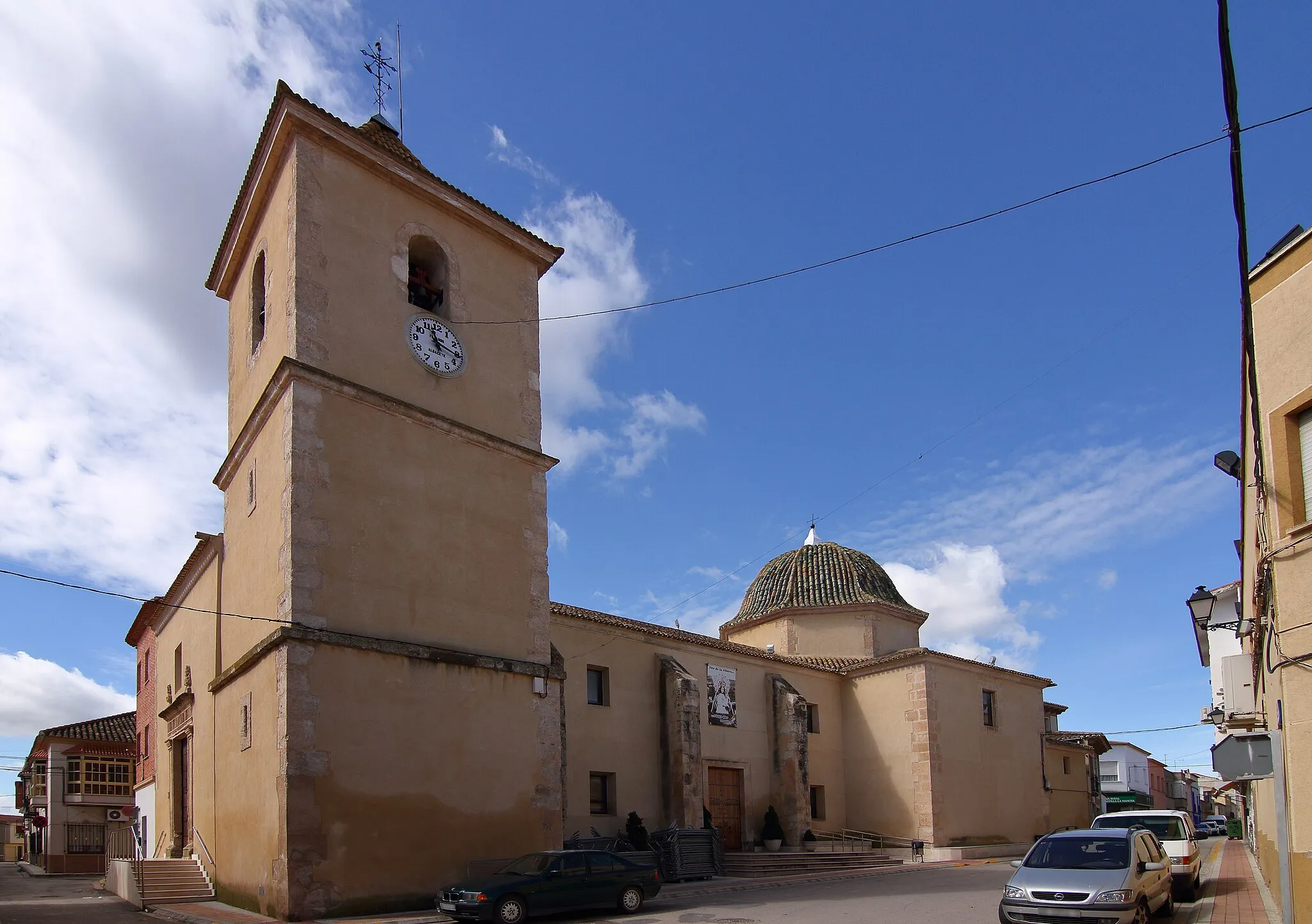 Photo showing: Valdeganga, Iglesia de La Purísma, fachada principal