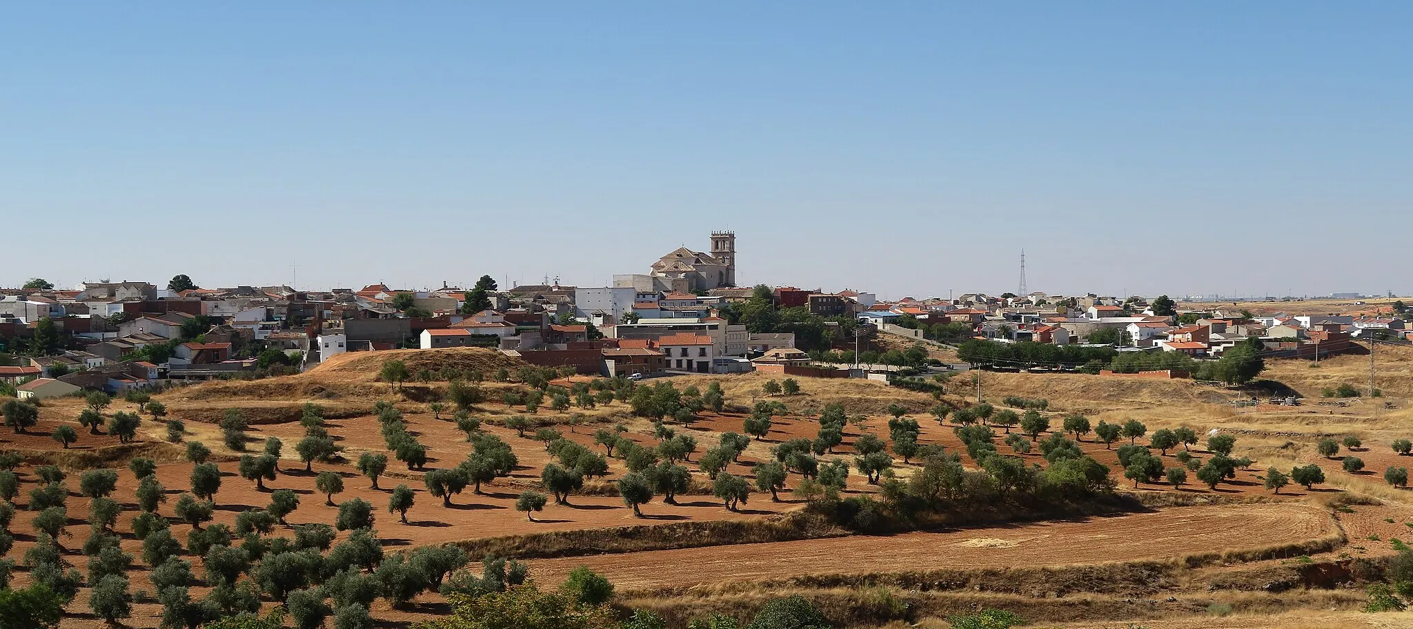 Photo showing: Villarrubia de Santiago, vista de la población