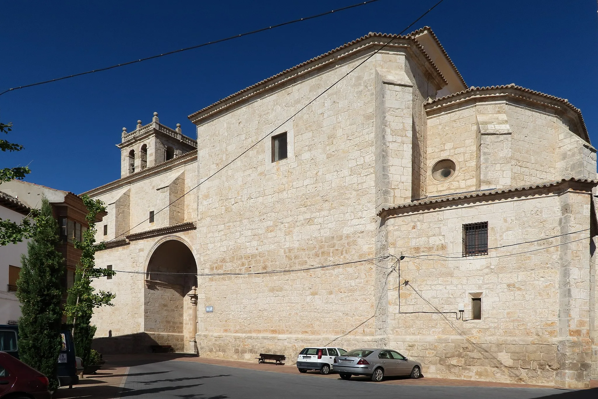 Photo showing: Iglesia de San Bartolomé, en Villarrubia de Santiago, fachada principal