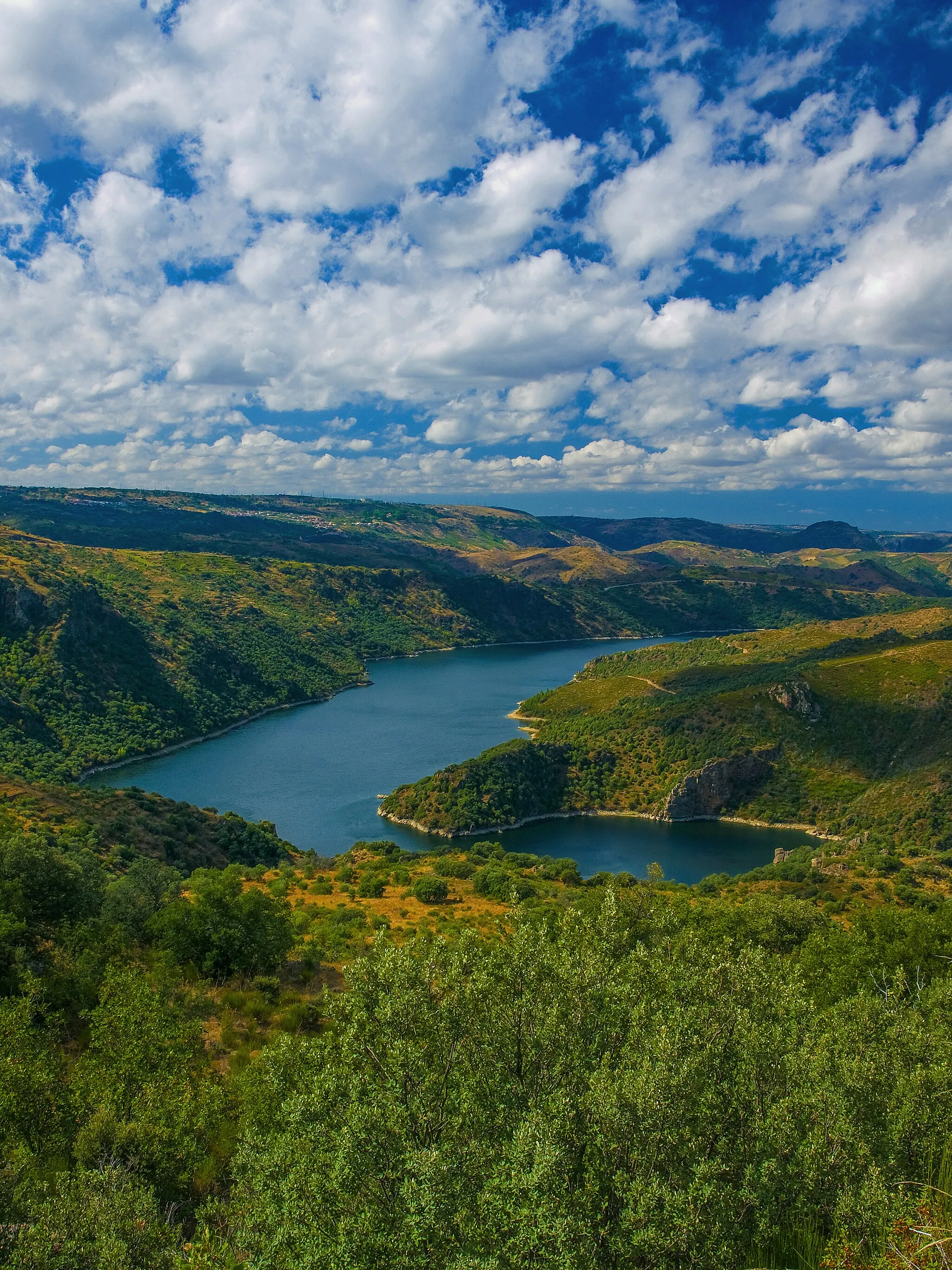 Photo showing: Vista de los Arribes del Duero desde el paraje conocido como la Casa de los Carabineros, junto a la población de Fermoselle (Zamora, Castilla y León, España