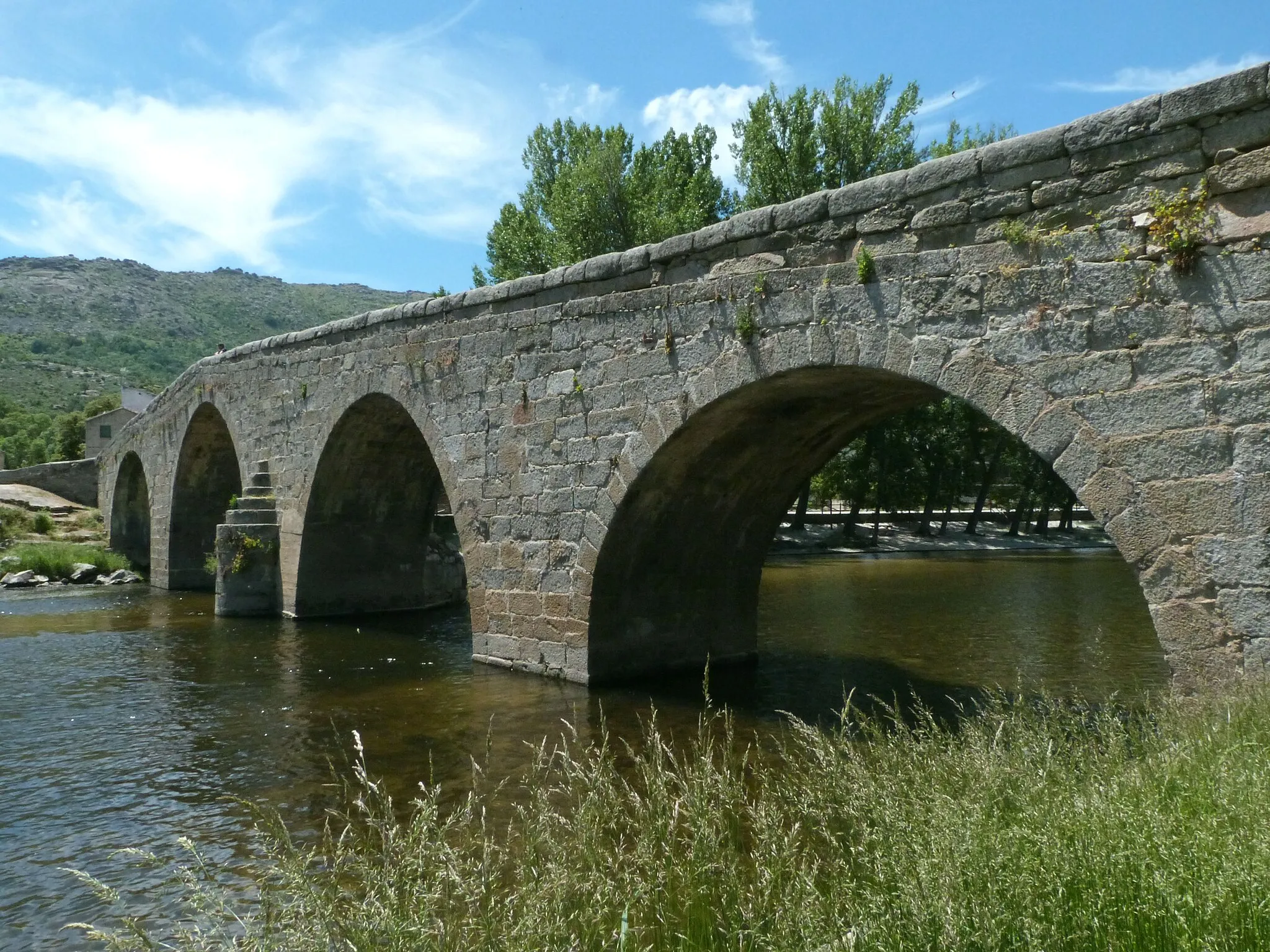 Photo showing: Navaluenga, romanische Brücke