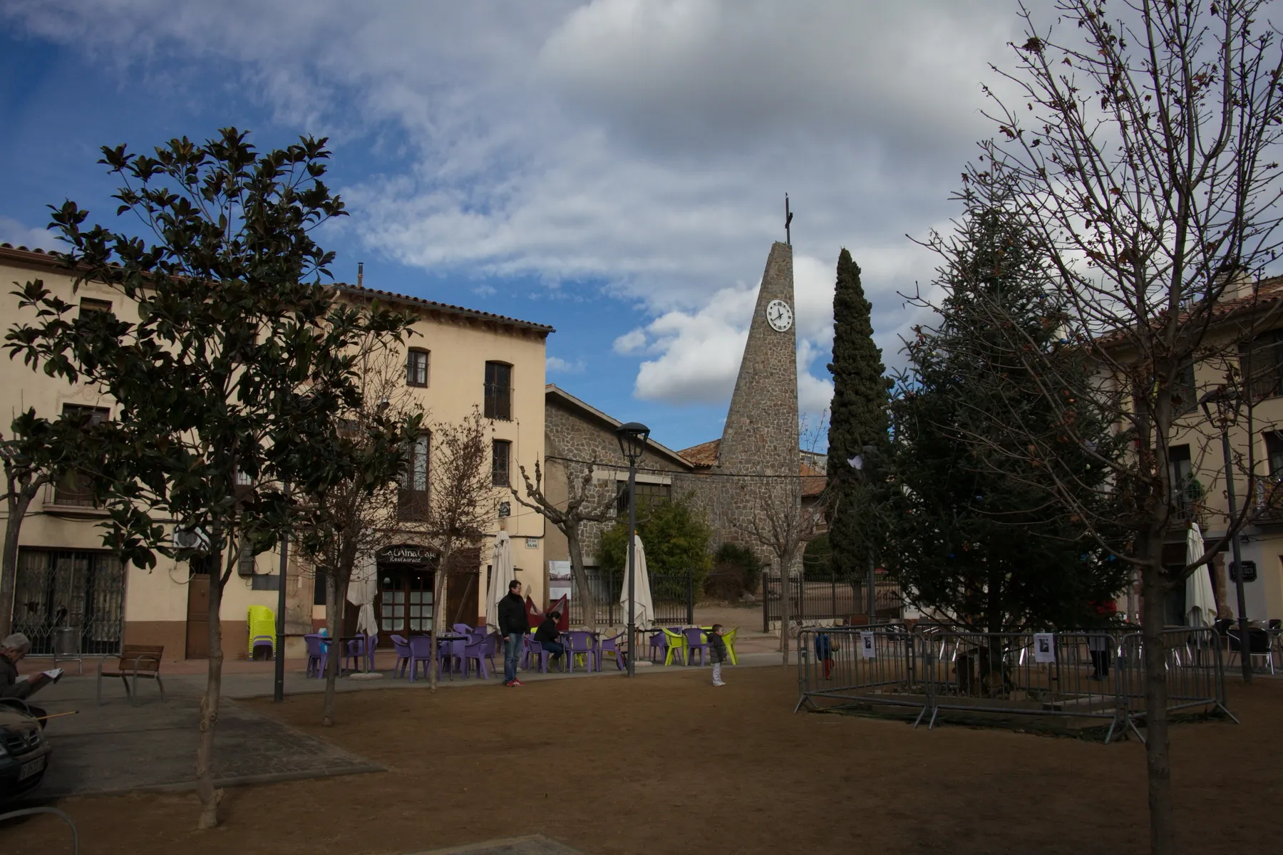 Photo showing: Plaça Major (Aiguafreda)