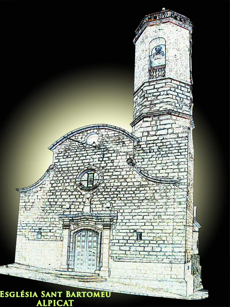 Photo showing: Iglesia Sant Bartomeu Alpicat   (Lleida) (Catalunya)