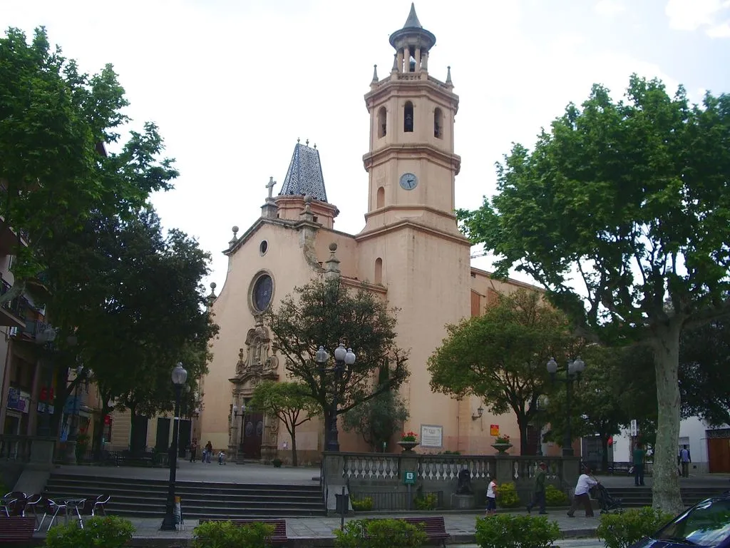 Photo showing: Parish church at Arenys de Mar, Catalonia, Spain