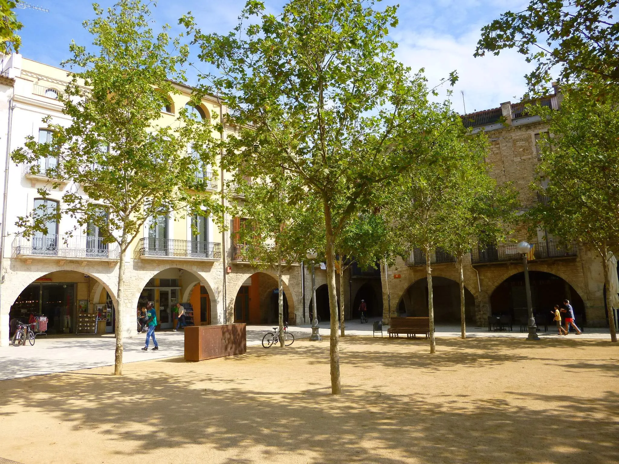 Photo showing: Plaza Mayor de Banyoles (Girona)
