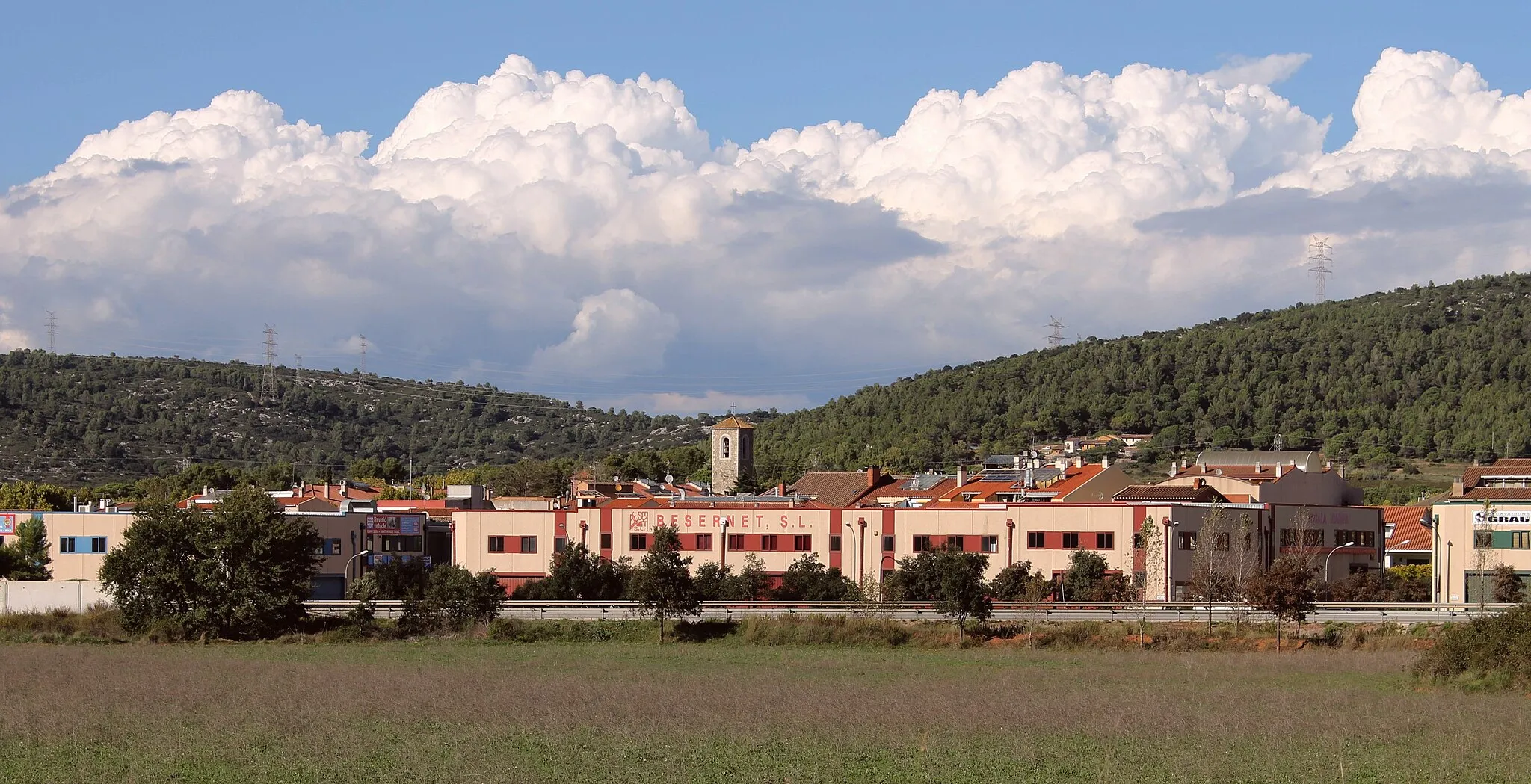 Photo showing: Begues, panorama