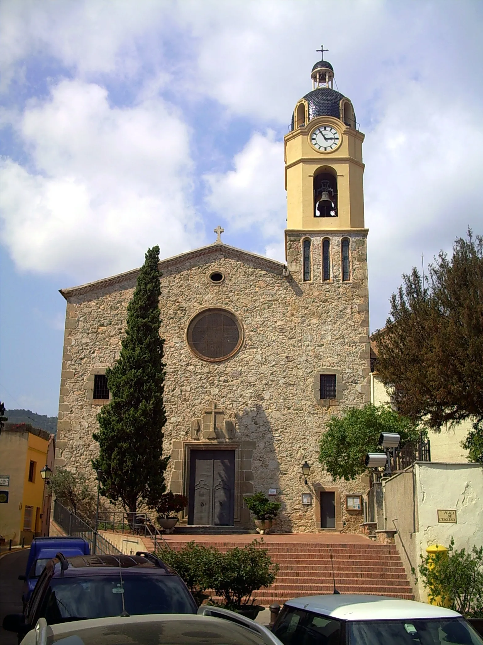 Photo showing: Esglèsia de la Santa Creu, a Cabrils, (1770).