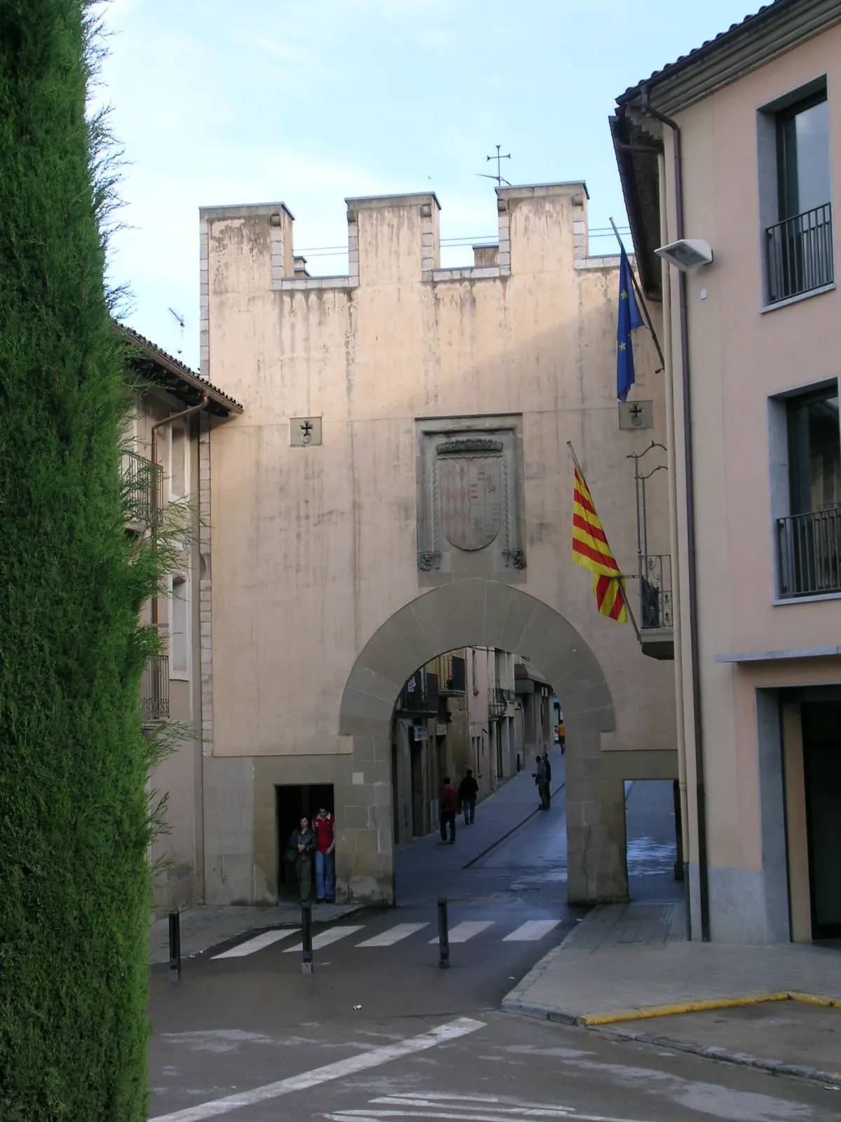 Photo showing: Portal del municipi de Centelles