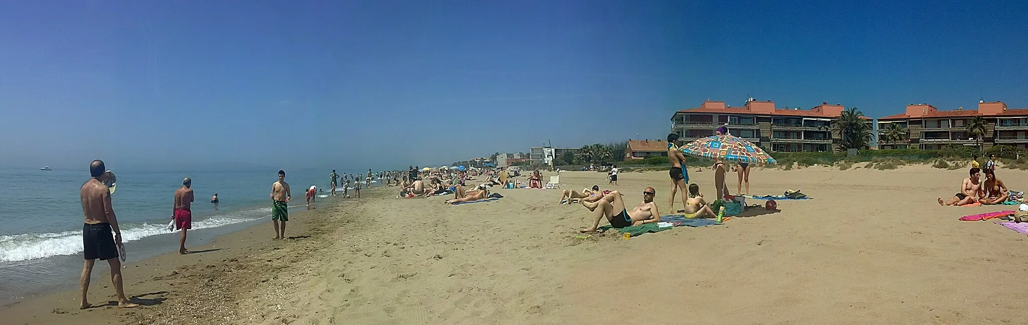 Photo showing: Fotografía de la playa de Gavà