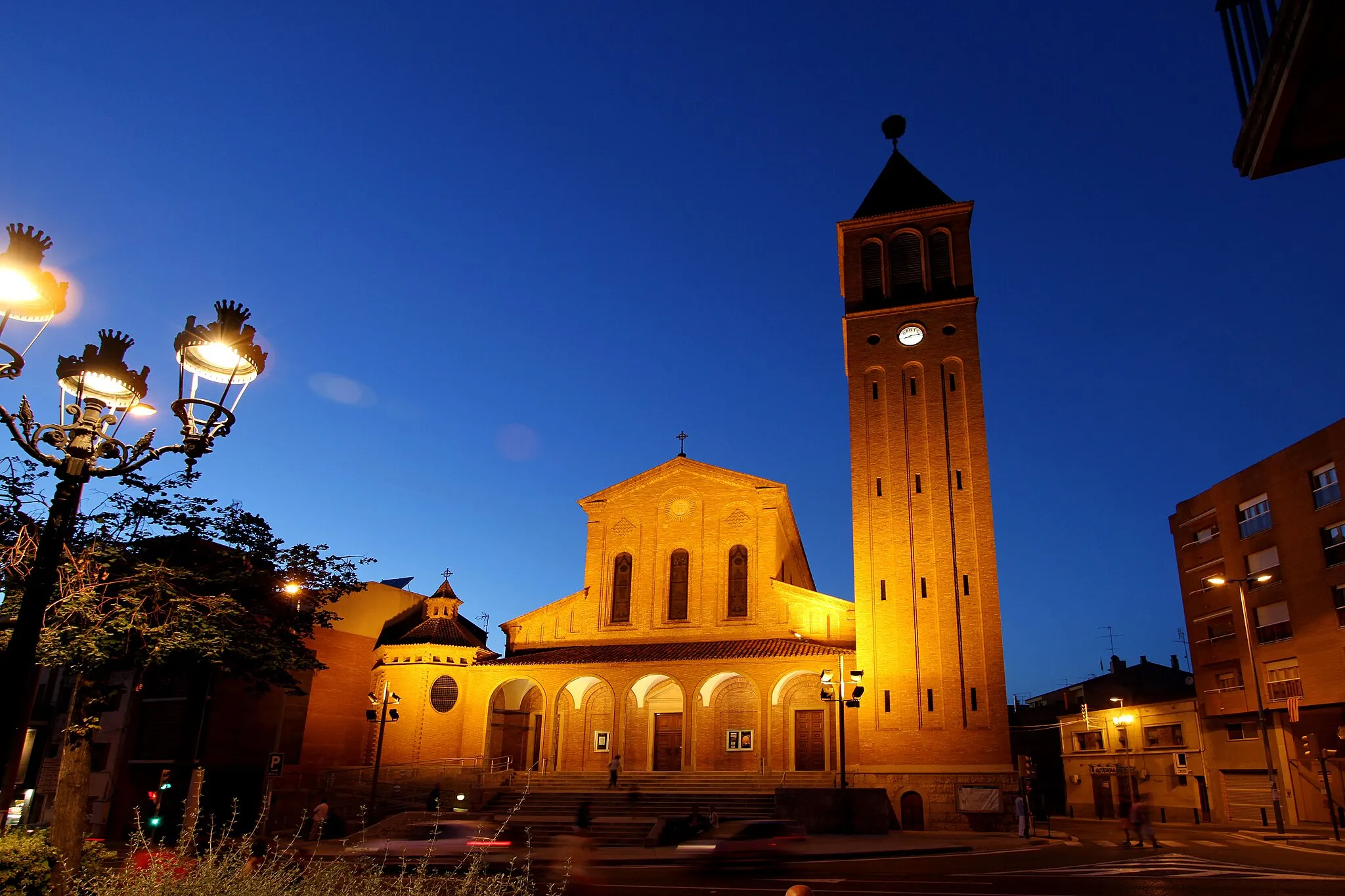 Photo showing: Església parroquial de Sant Jaume (Mollerussa)