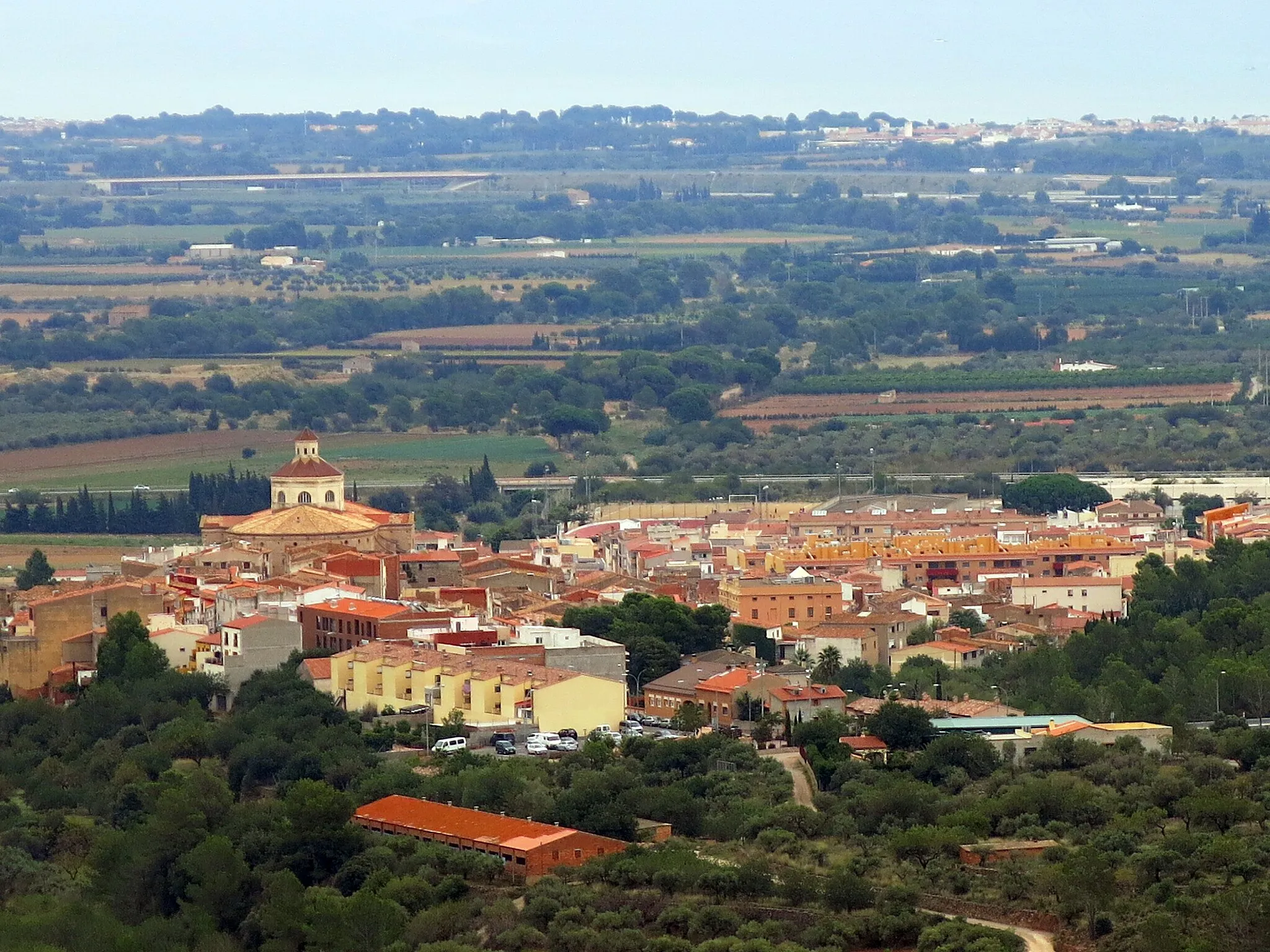 Photo showing: Mont-roig del Camp des del santuari de la Mare de Déu de la Roca