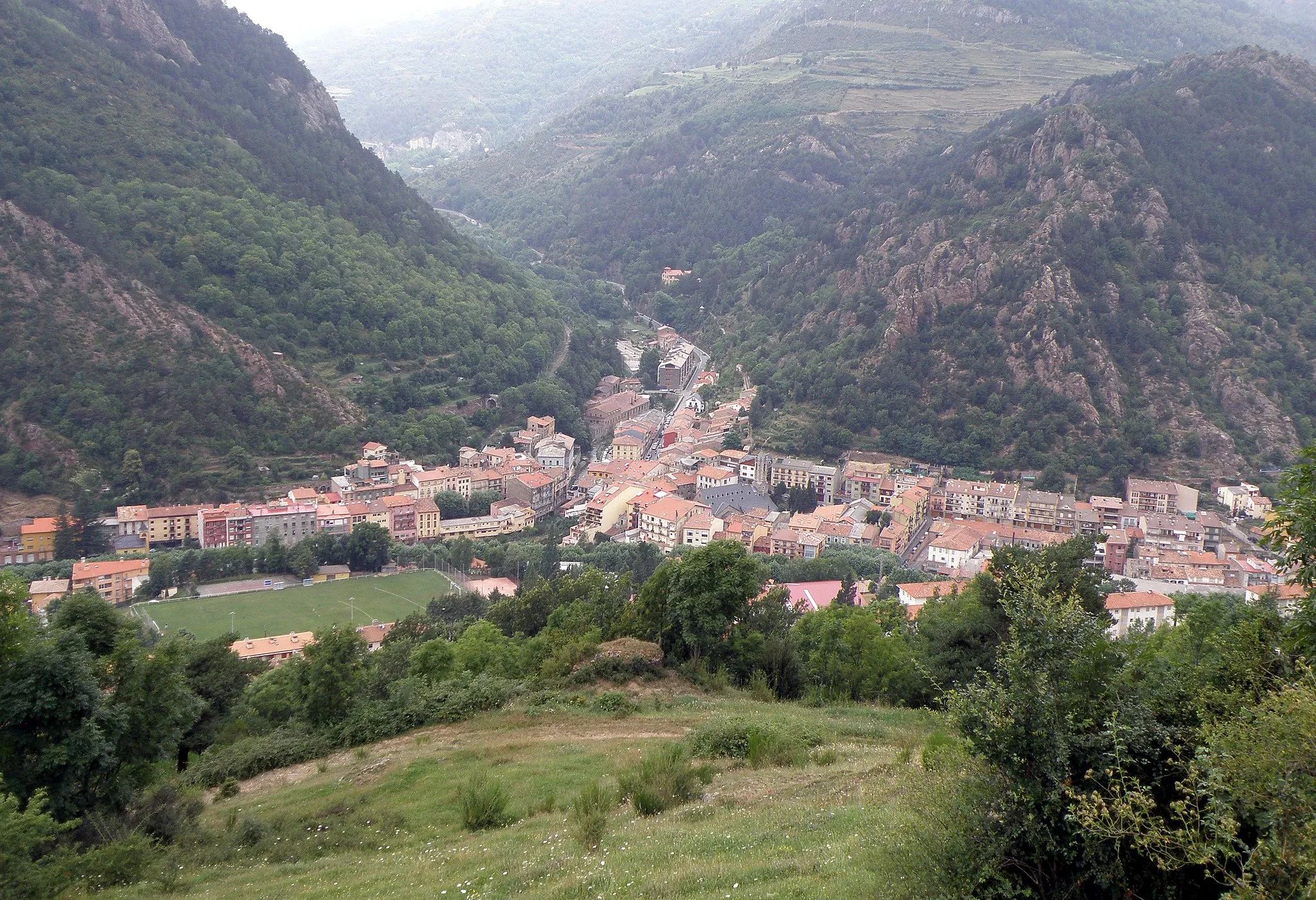 Photo showing: Ribes de Fresser visto desde la subida al Taga