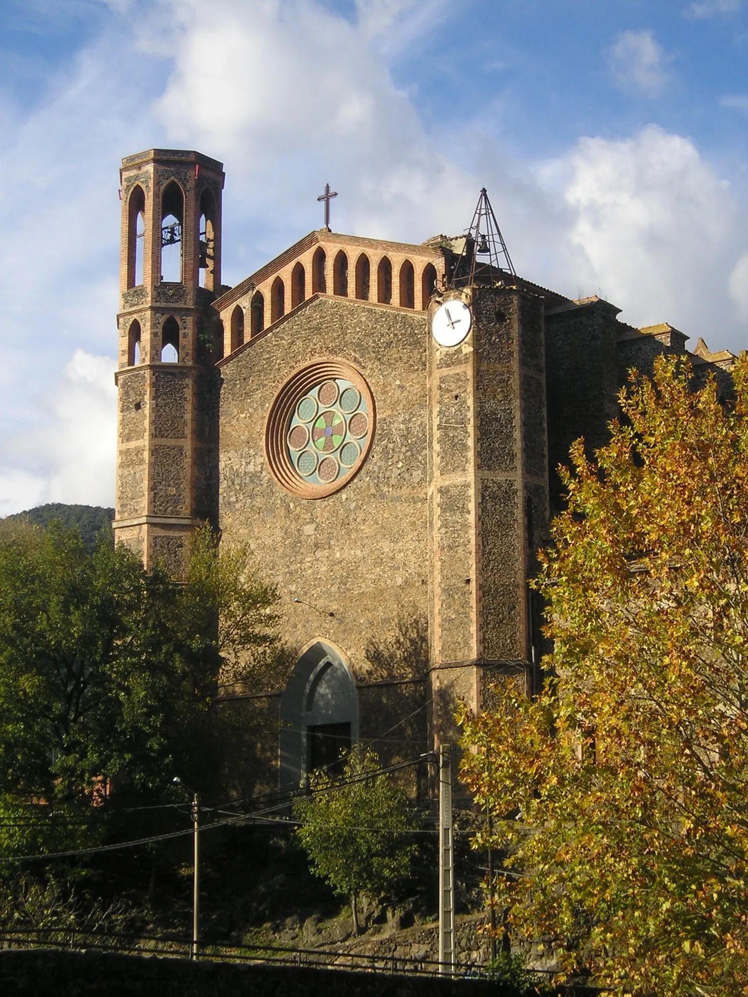 Photo showing: Church in Sant Joan les Fonts (Catalonia)