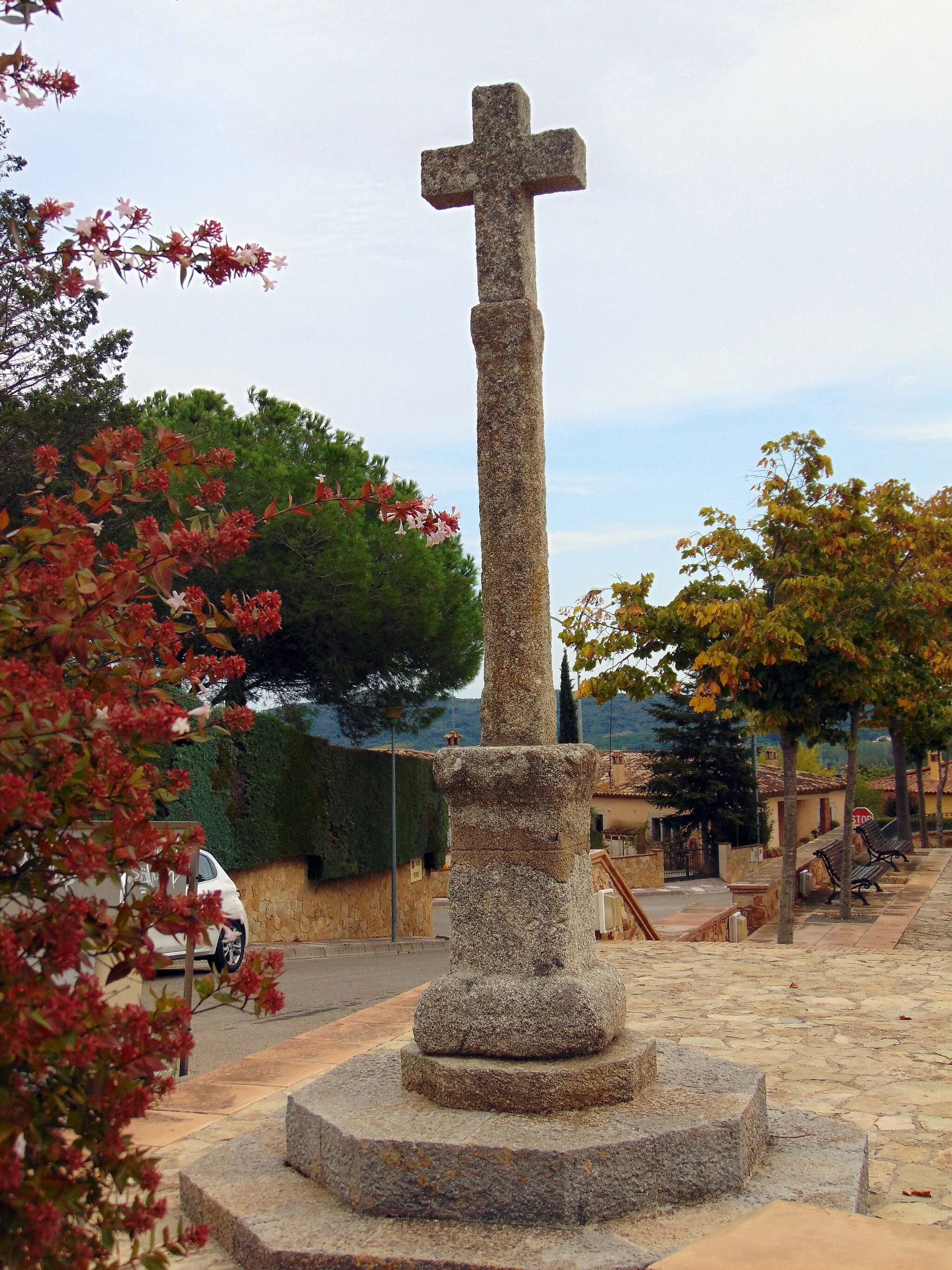 Photo showing: Creu del Pedró (Santa Cristina d'Aro)