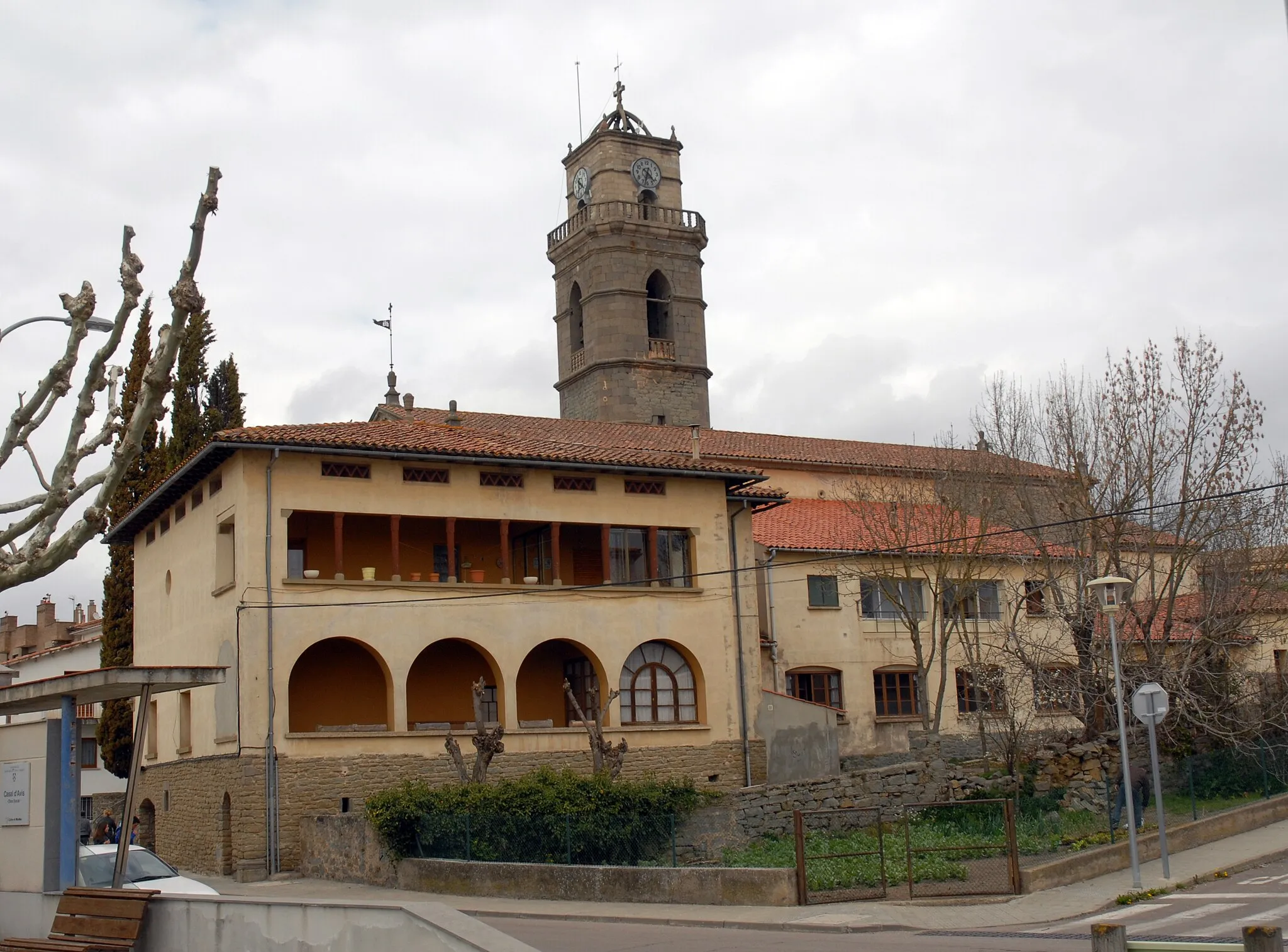 Photo showing: Església parroquial de Santa Maria de Corcó (l'Esquirol)