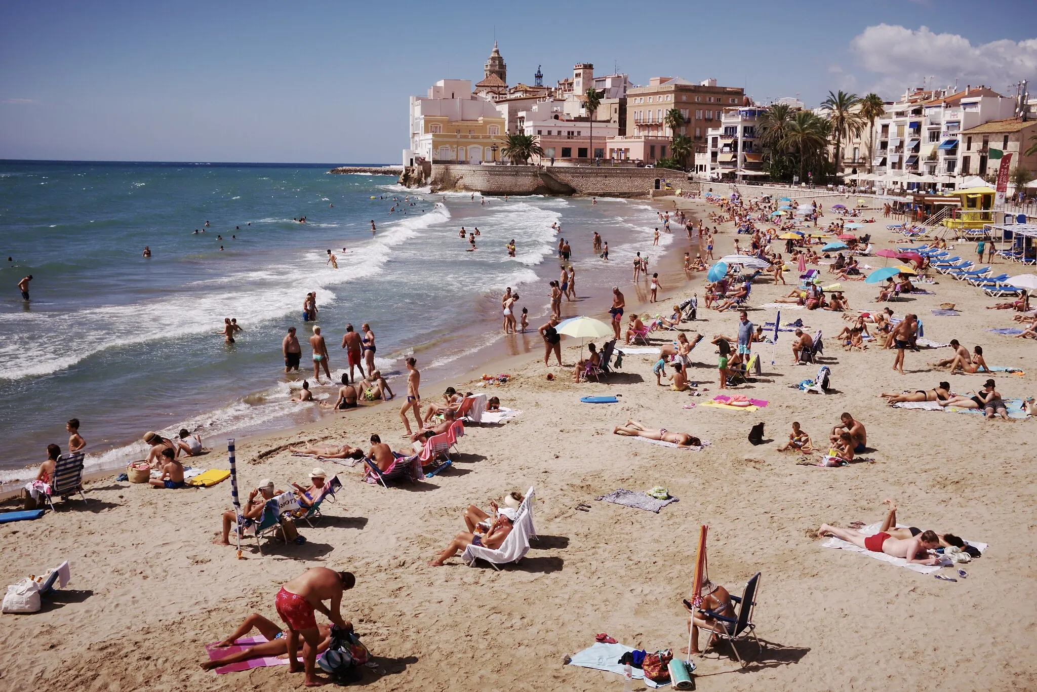 Photo showing: Platja de Sant Sebastià