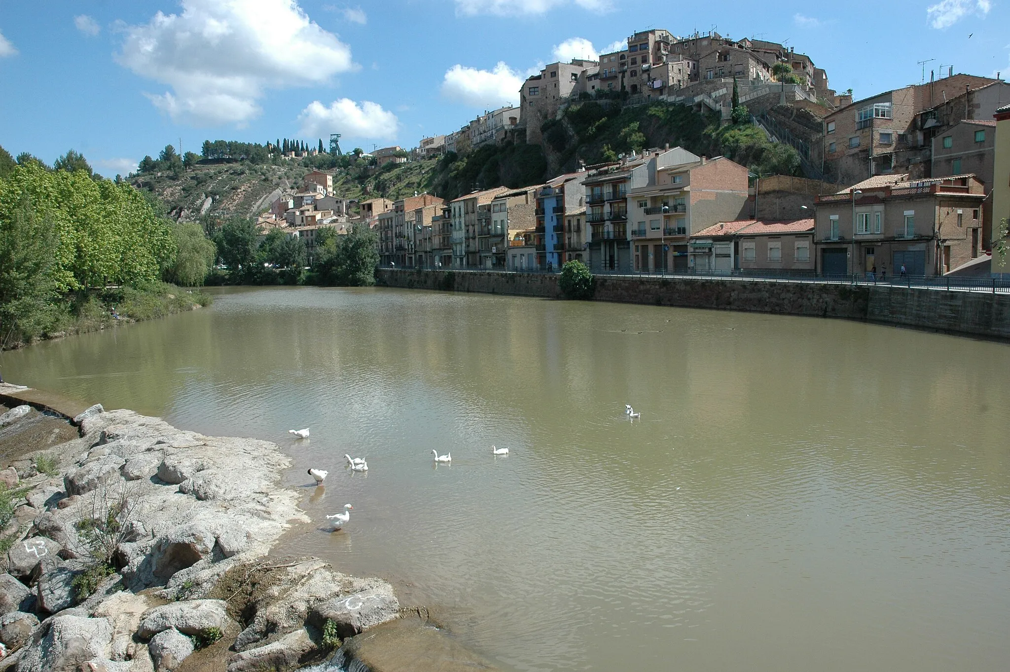 Photo showing: Súria a la vora del Cardener