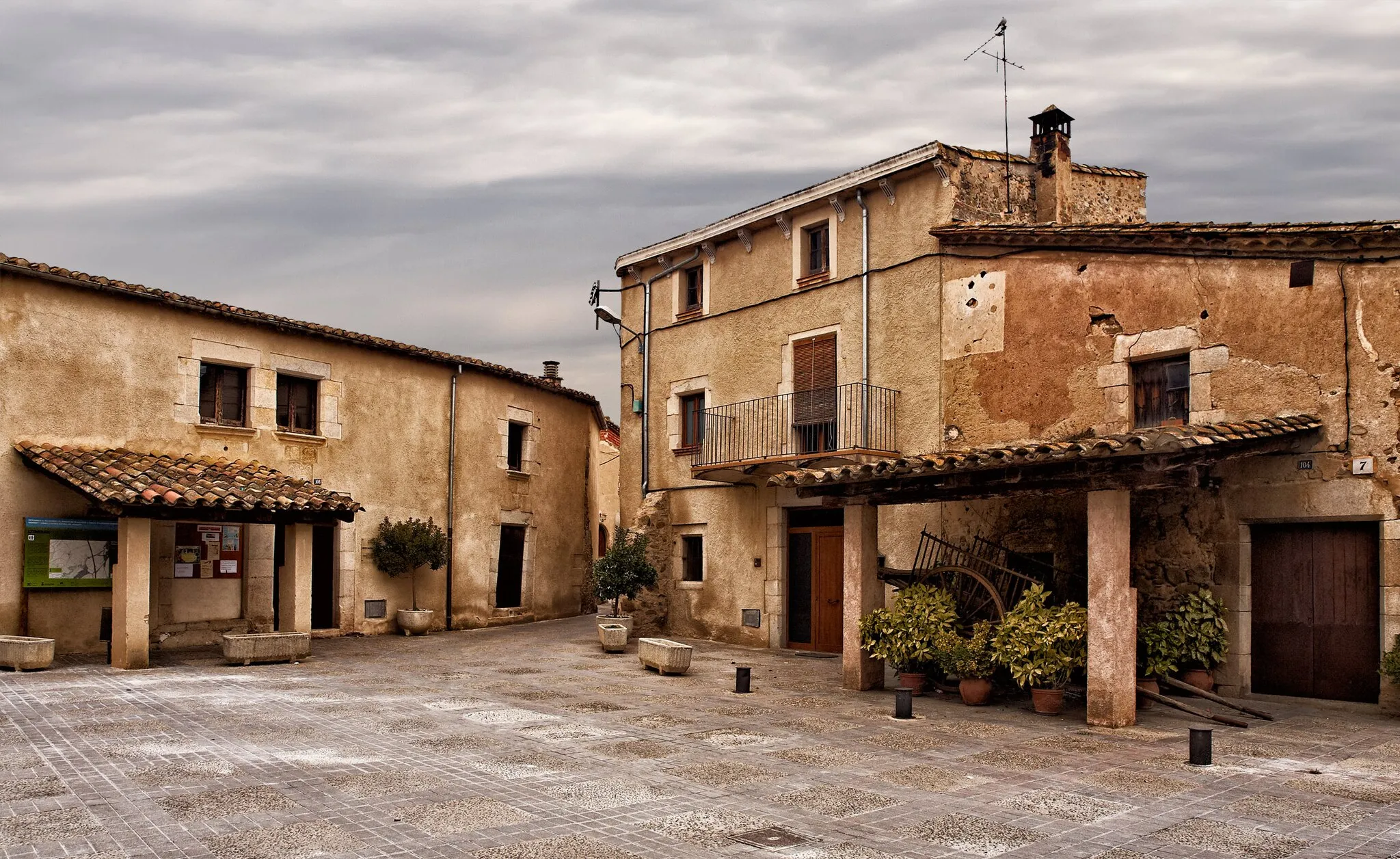 Photo showing: Center of Vilablareix (Catalonia, Spain)