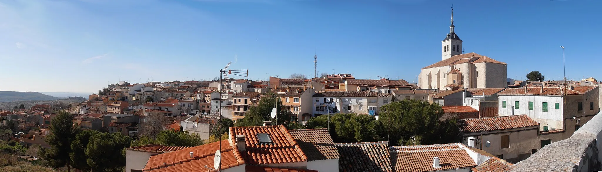 Photo showing: Panorámica de Colmenar de Oreja