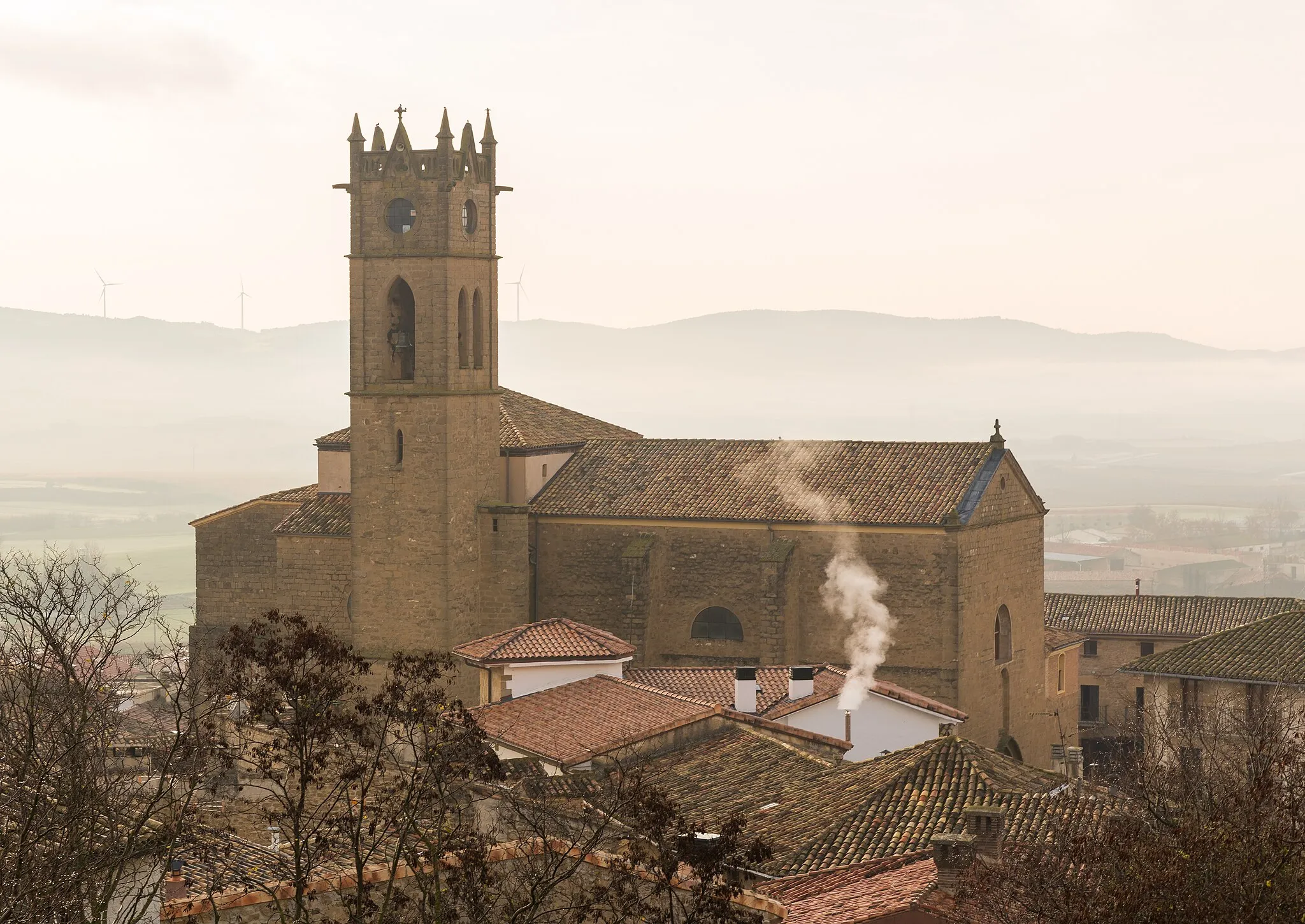 Photo showing: St Peter church, Artajona, Navarre, Spain
