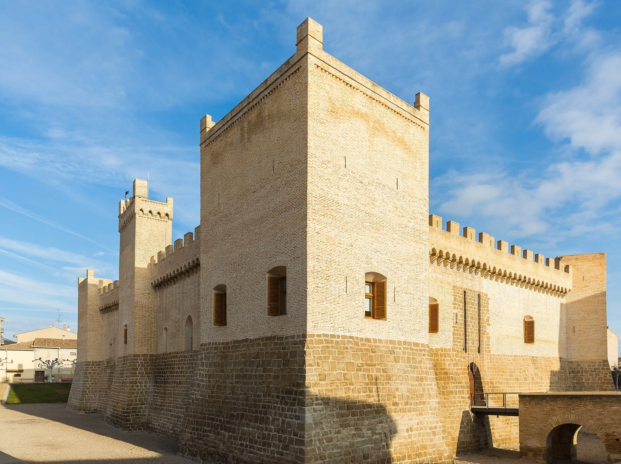 Photo showing: Marcilla Castle, Marcilla, Navarre, Spain.